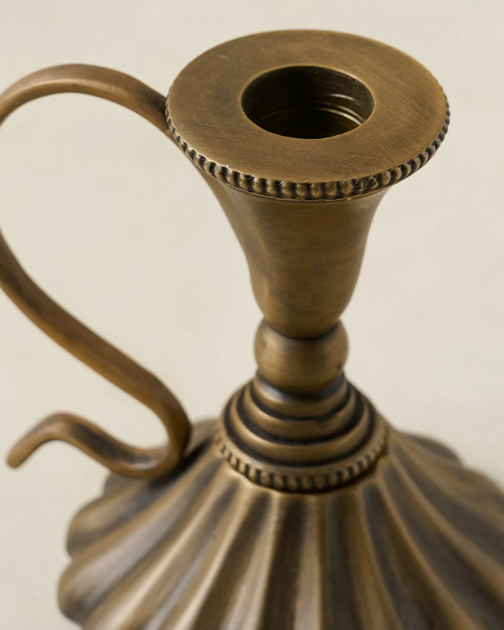Anna Antique Brass Taper Holder - Image 11