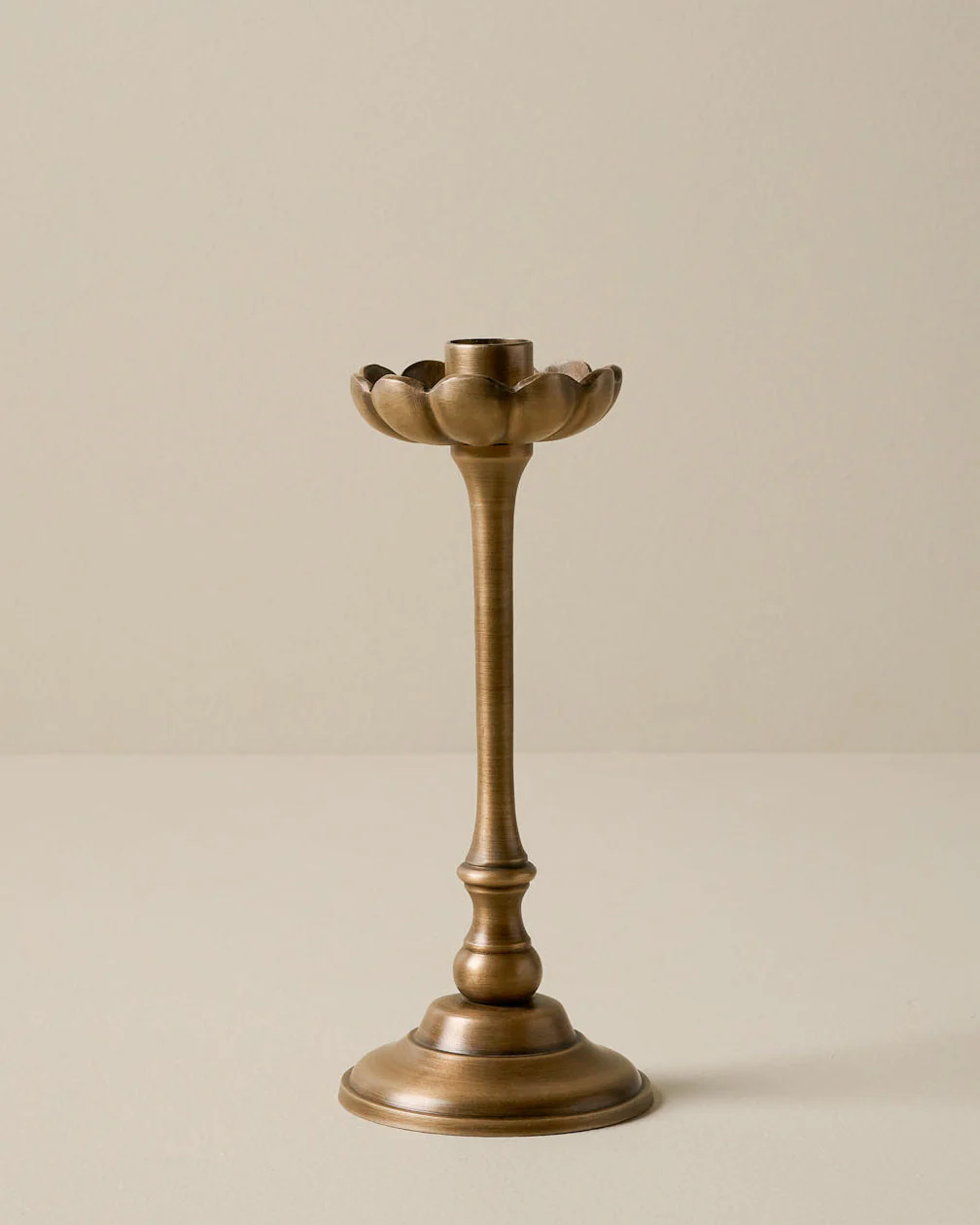 Anna Antique Brass Taper Holder - Image 8