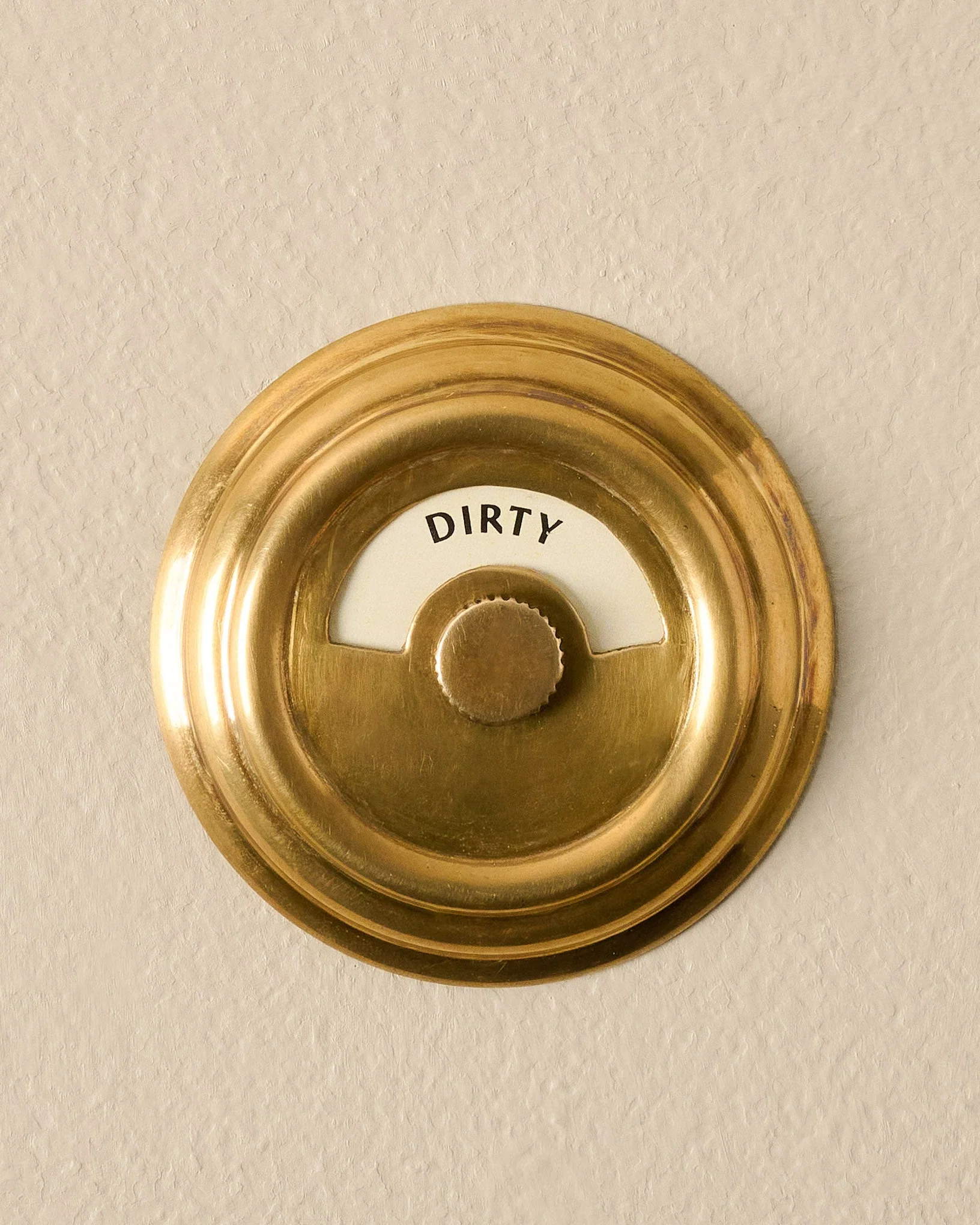 Antique Brass Dishwasher Marker - Image 2