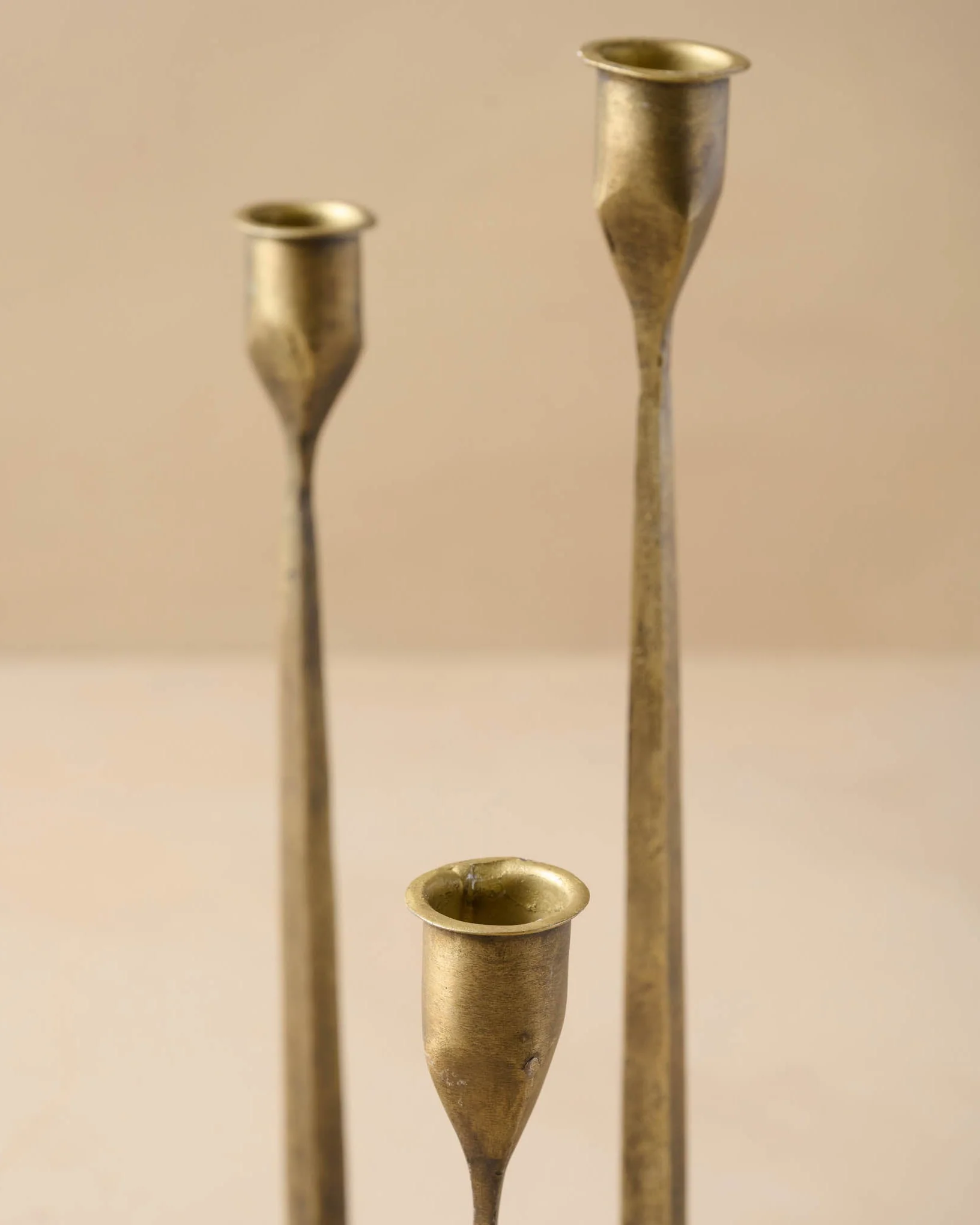 Antique Brass Gatecrest Multi Taper Holder - Image 4