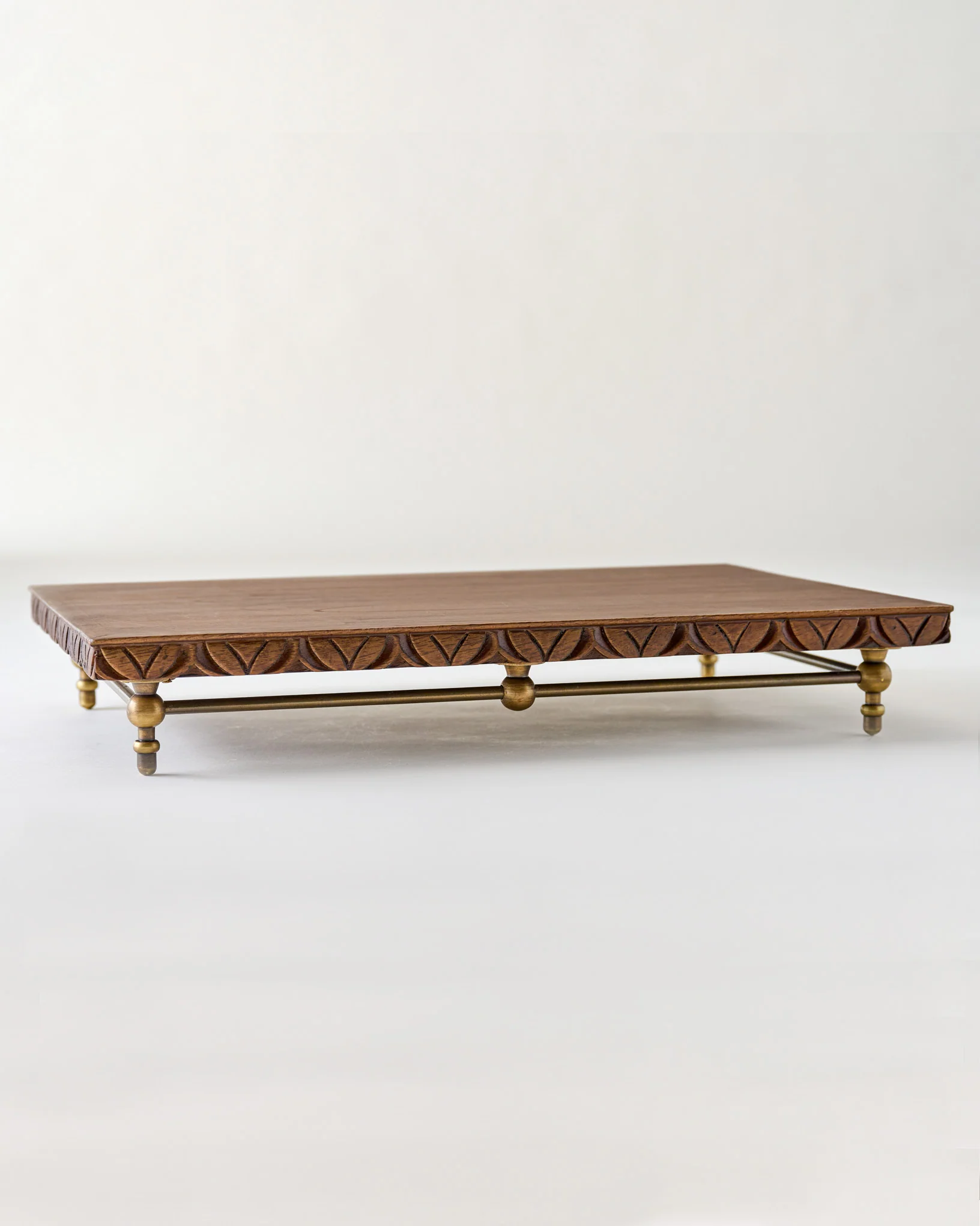 Beckett Carved Wood Riser - Image 3