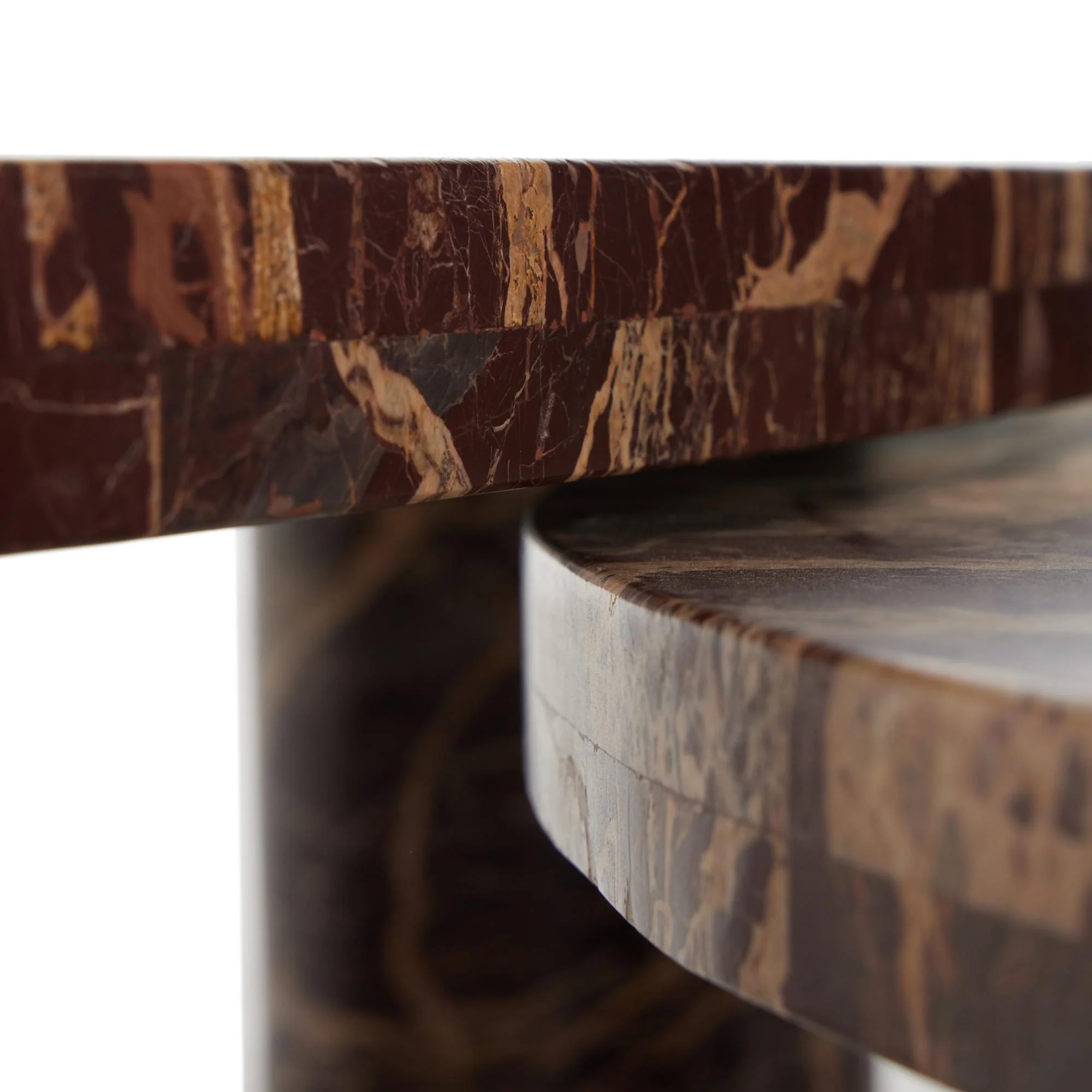Aurora Marble Nesting Coffee Table - Image 11