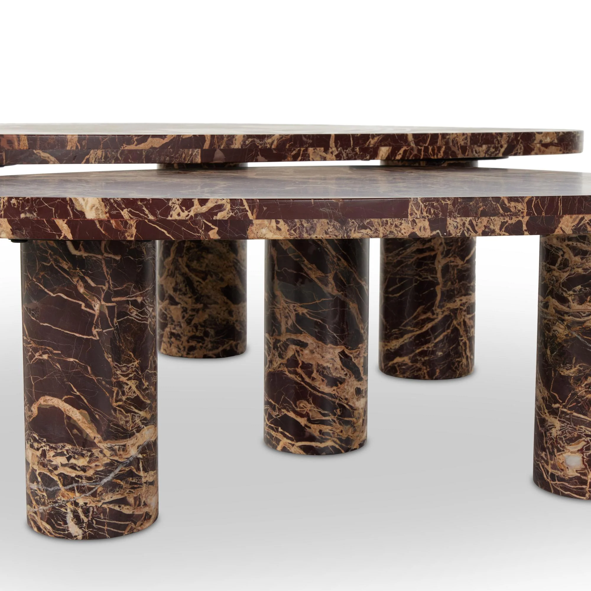 Aurora Marble Nesting Coffee Table - Image 12