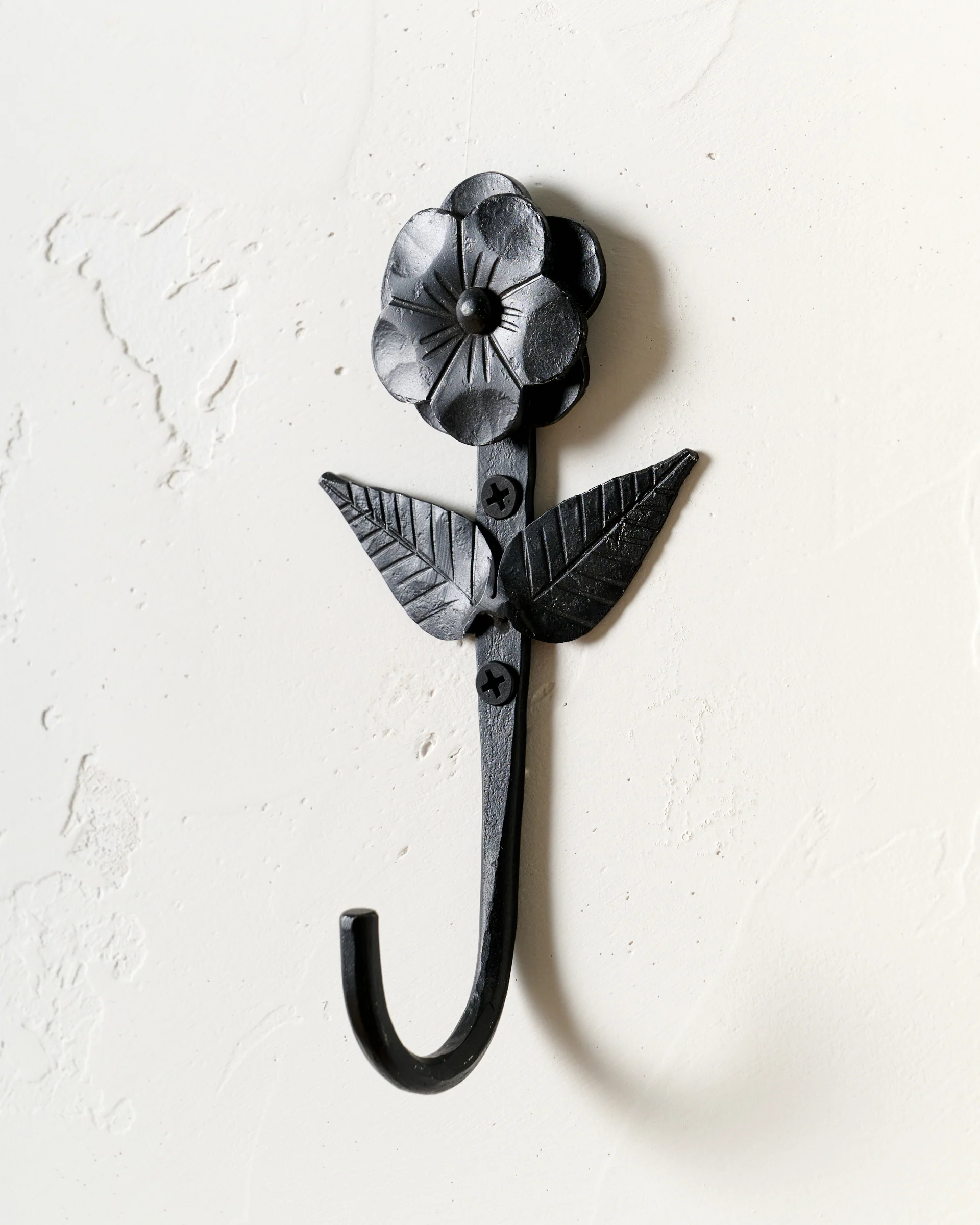 Forged Iron Floral Hook I - Image 2
