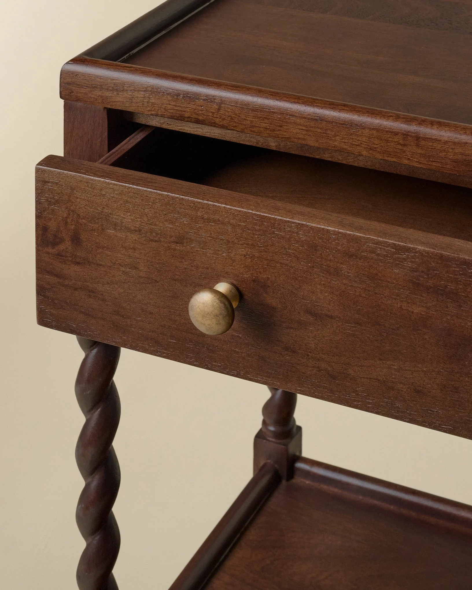 Barley Twist Bar Cart - Image 4