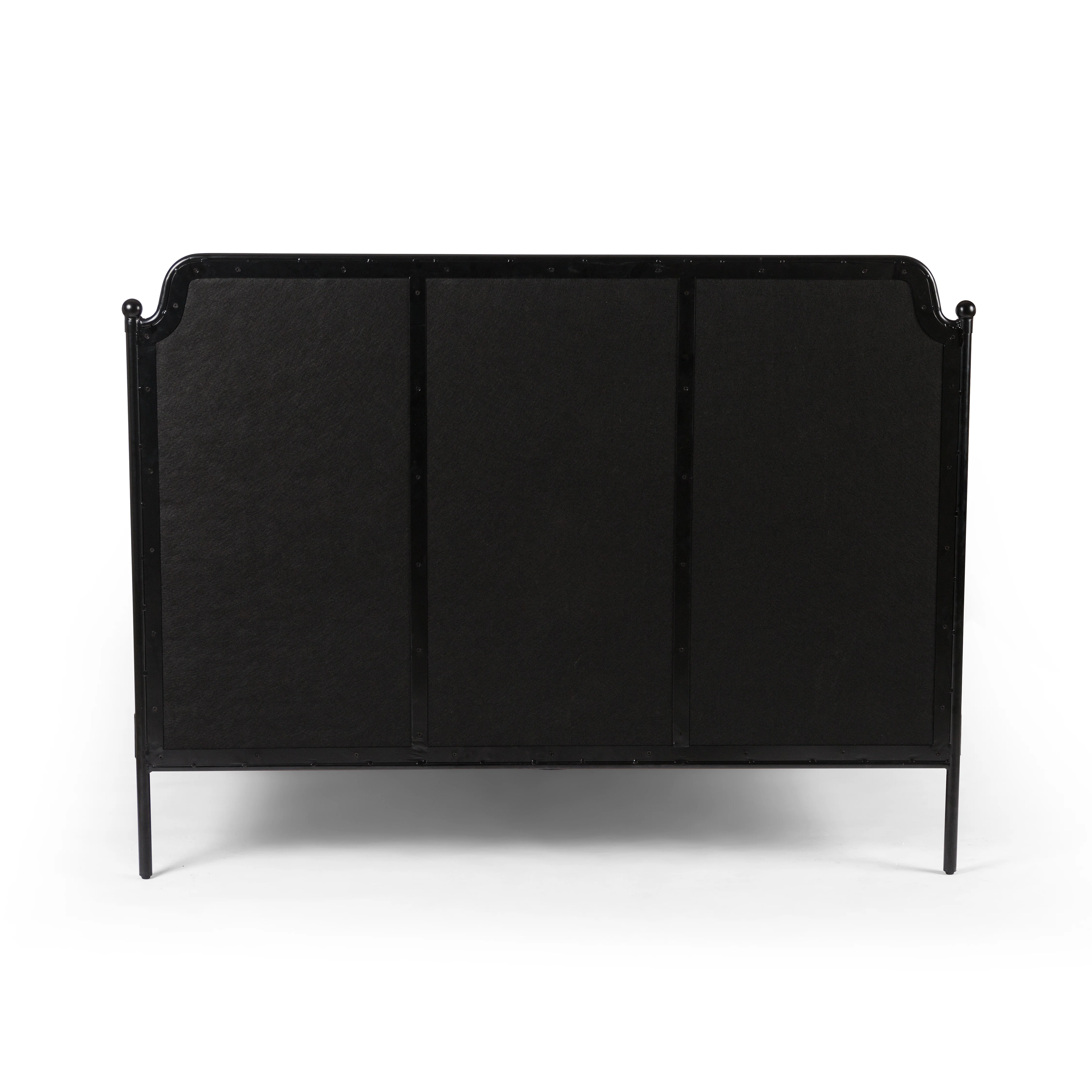 Colette Upholstered Iron Bed Frame - Image 8