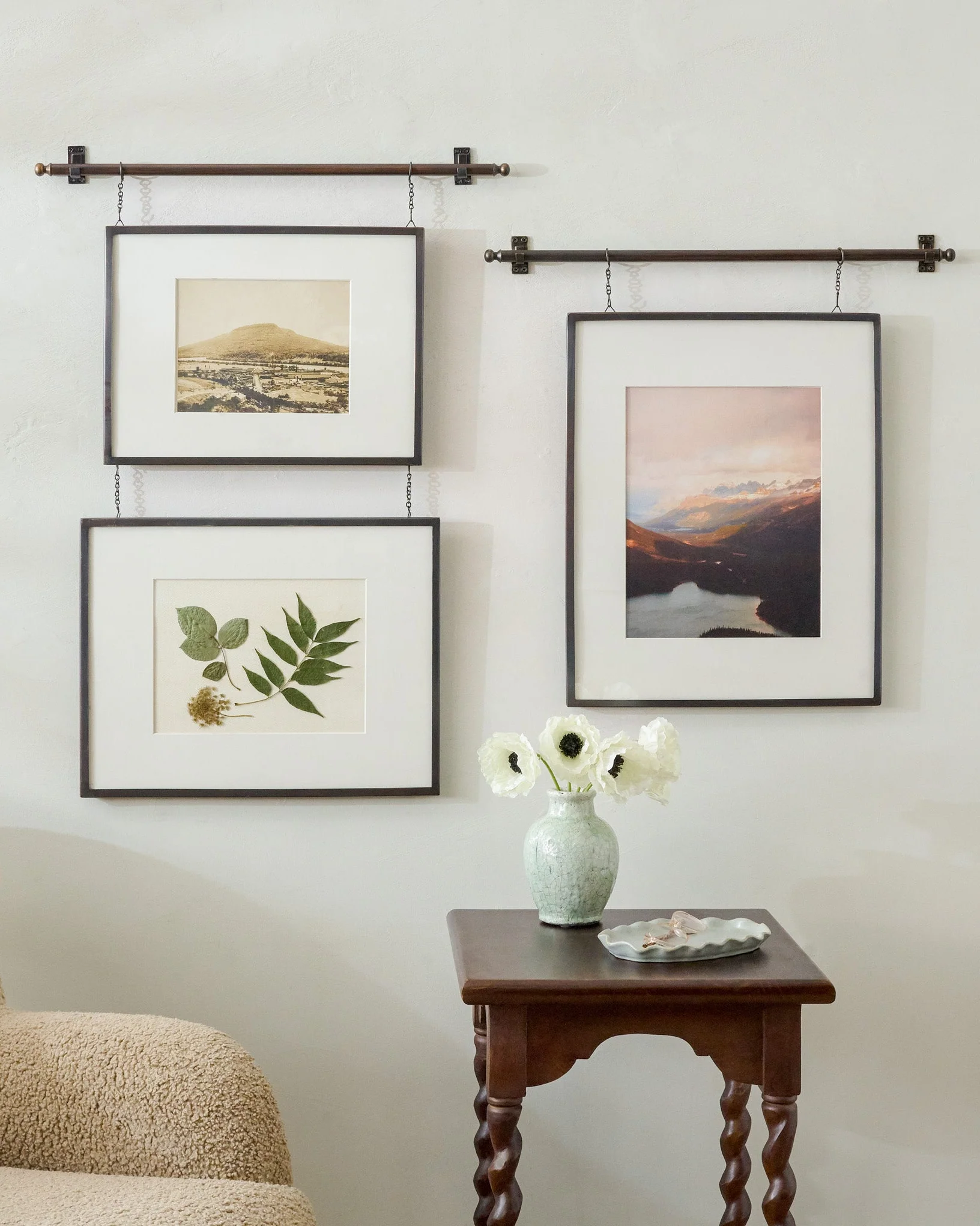 Colleen Antique Bronze Rail Picture Frame - Image 4