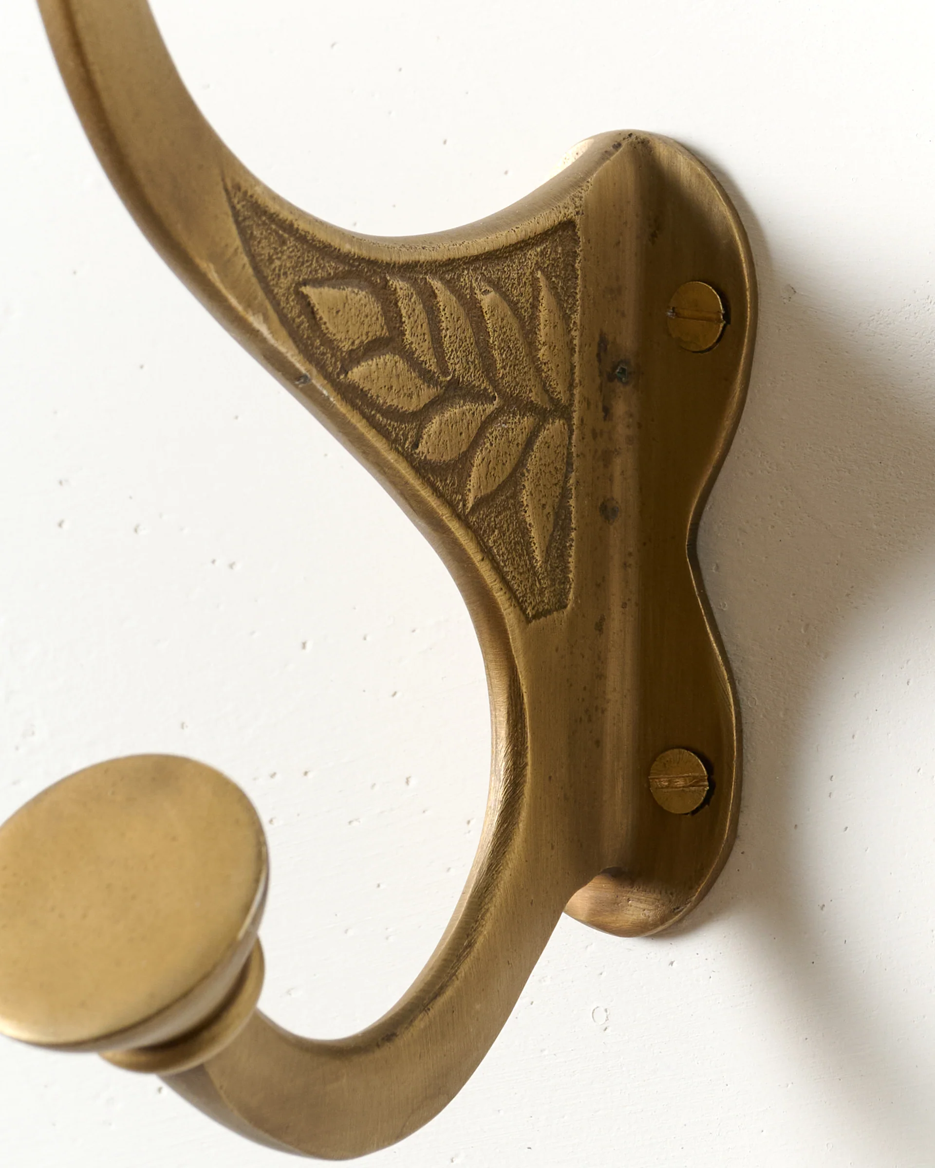 Collins Antique Brass Hook - Image 5