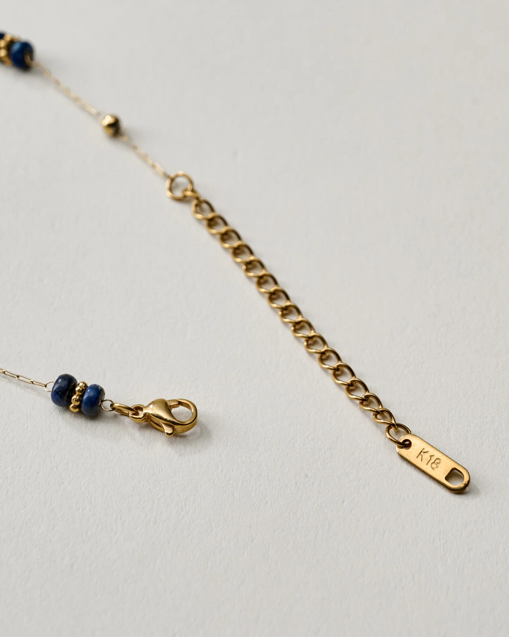 Dainty Natural Stone Beaded Bracelet - Image 2