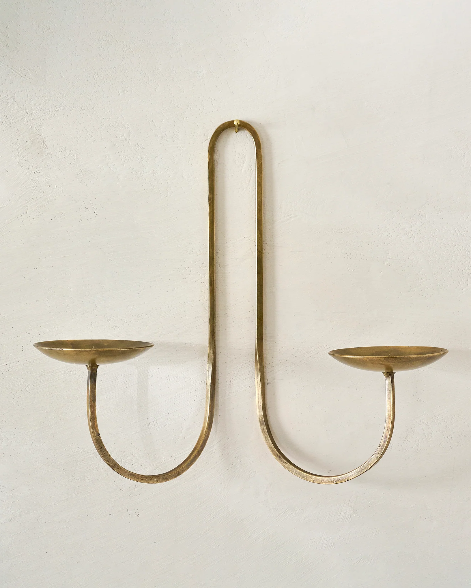 Daniel Antique Brass Candle Sconce - Image 3