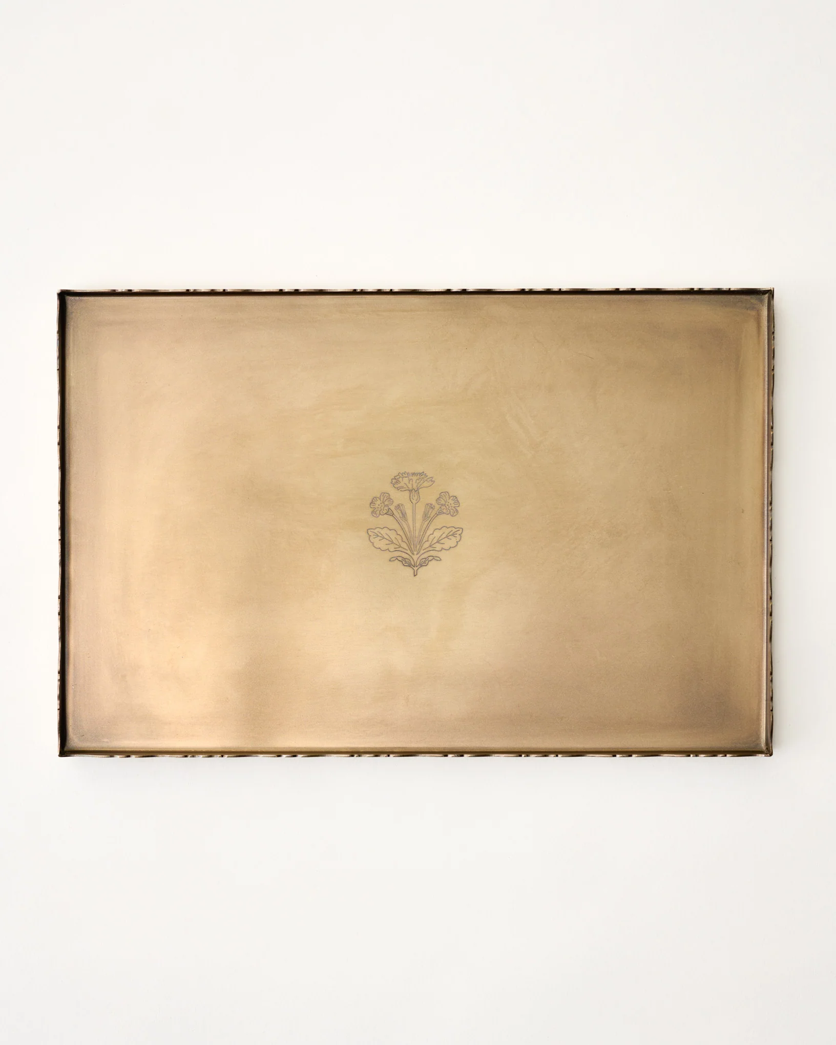Daphne Antique Brass Tray - Image 2