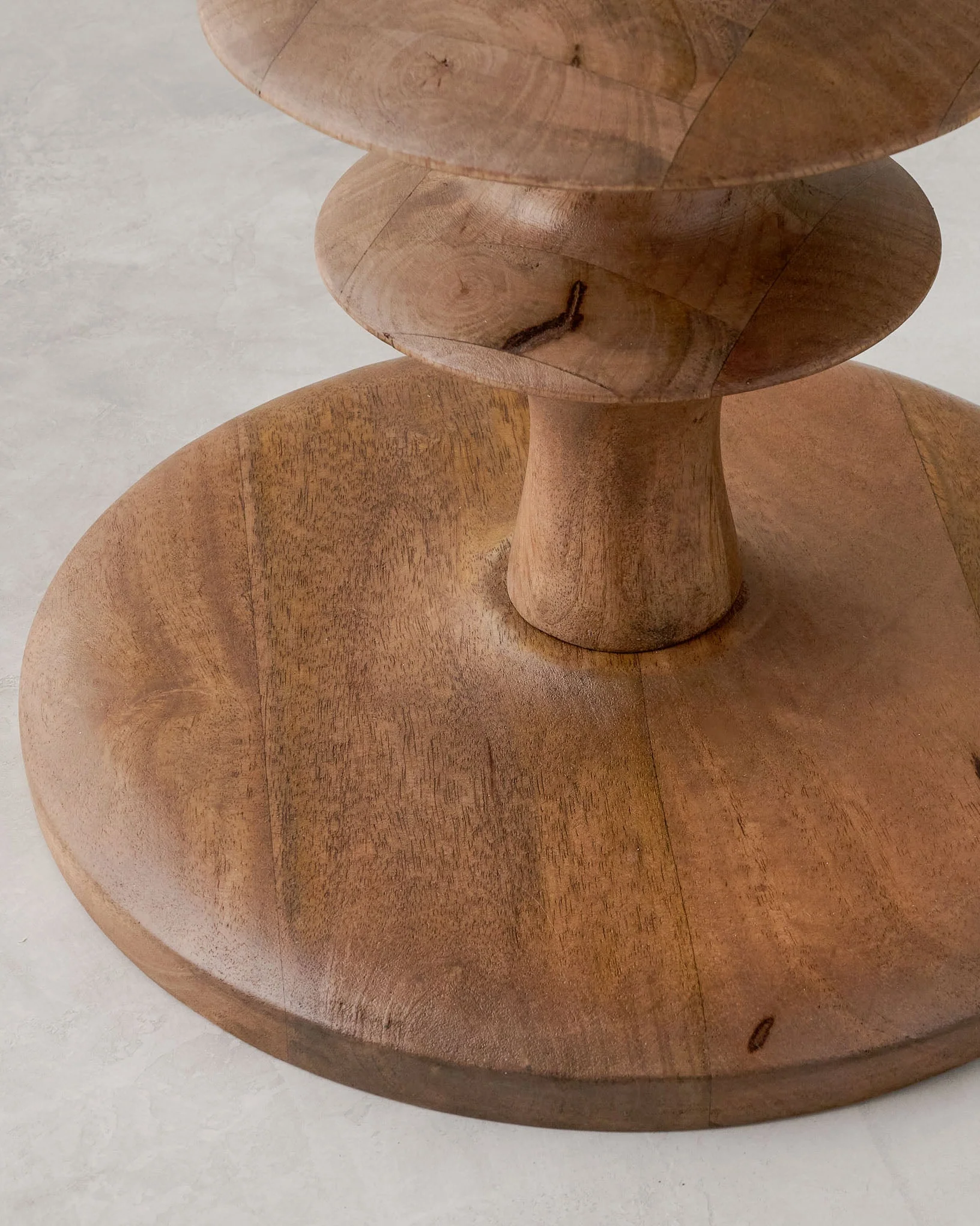 Enzo Turned Wood Side Table - Image 4