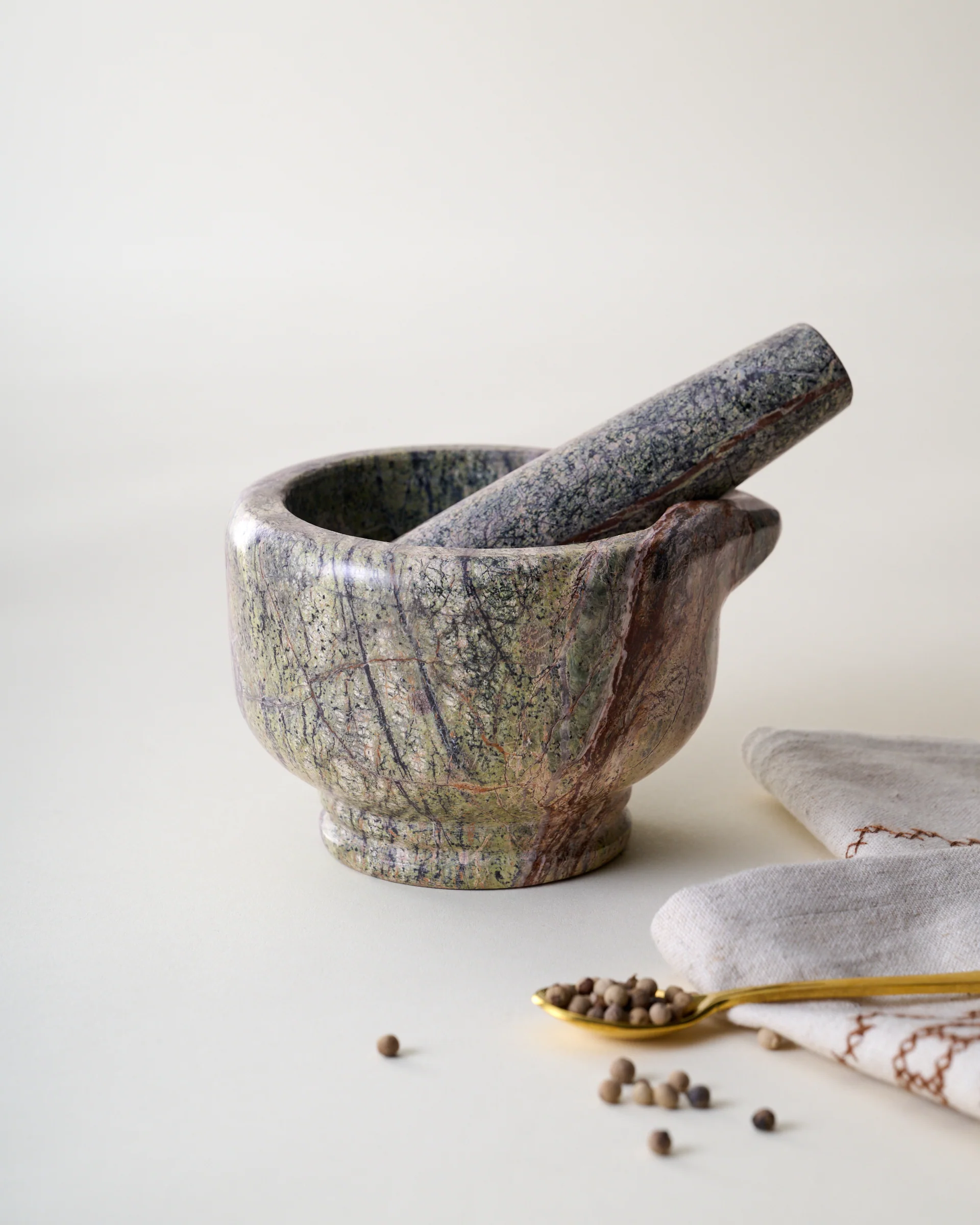 Forest Marble Mortar and Pestel - Image 2