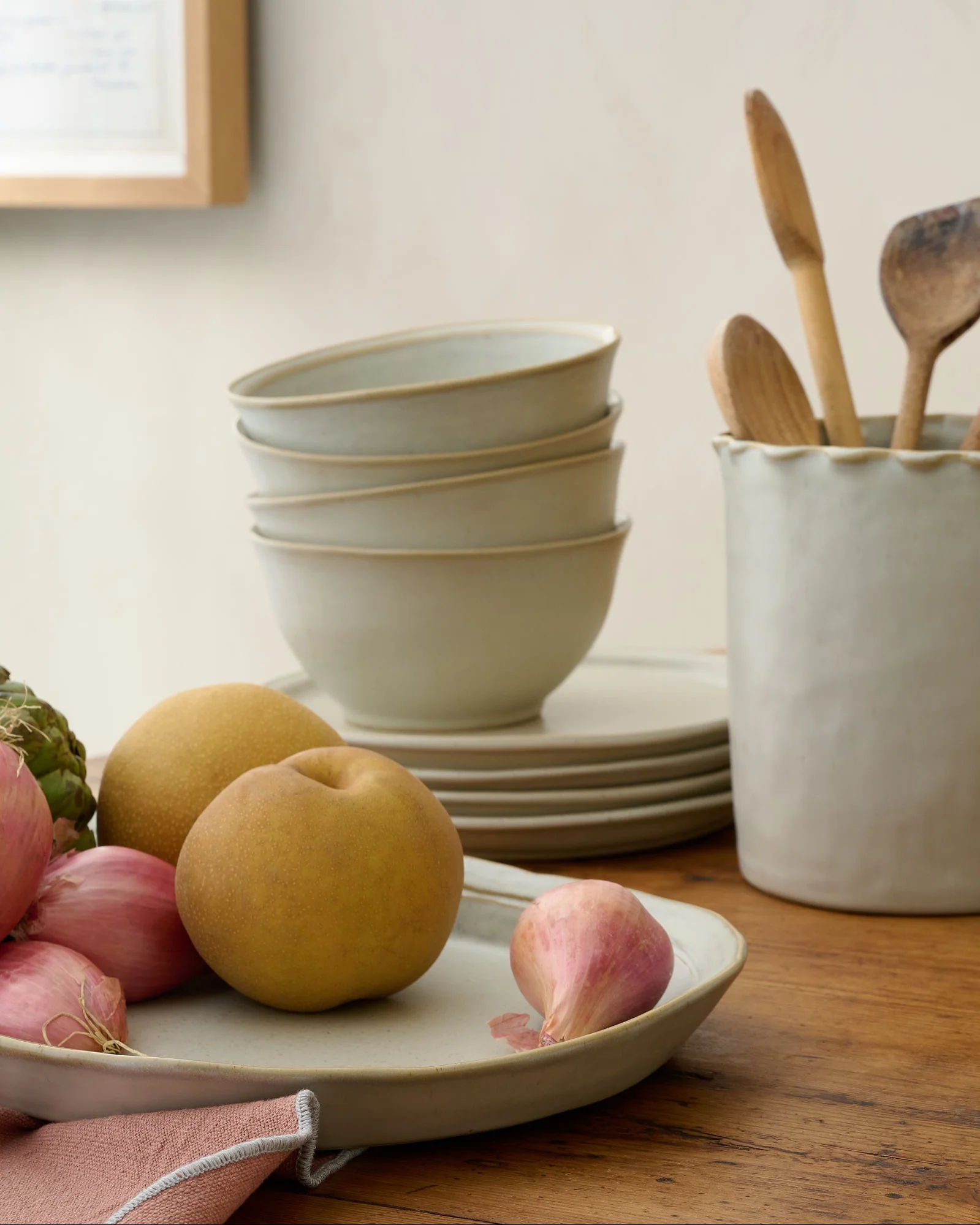 French Grey Serving Tray - Image 3