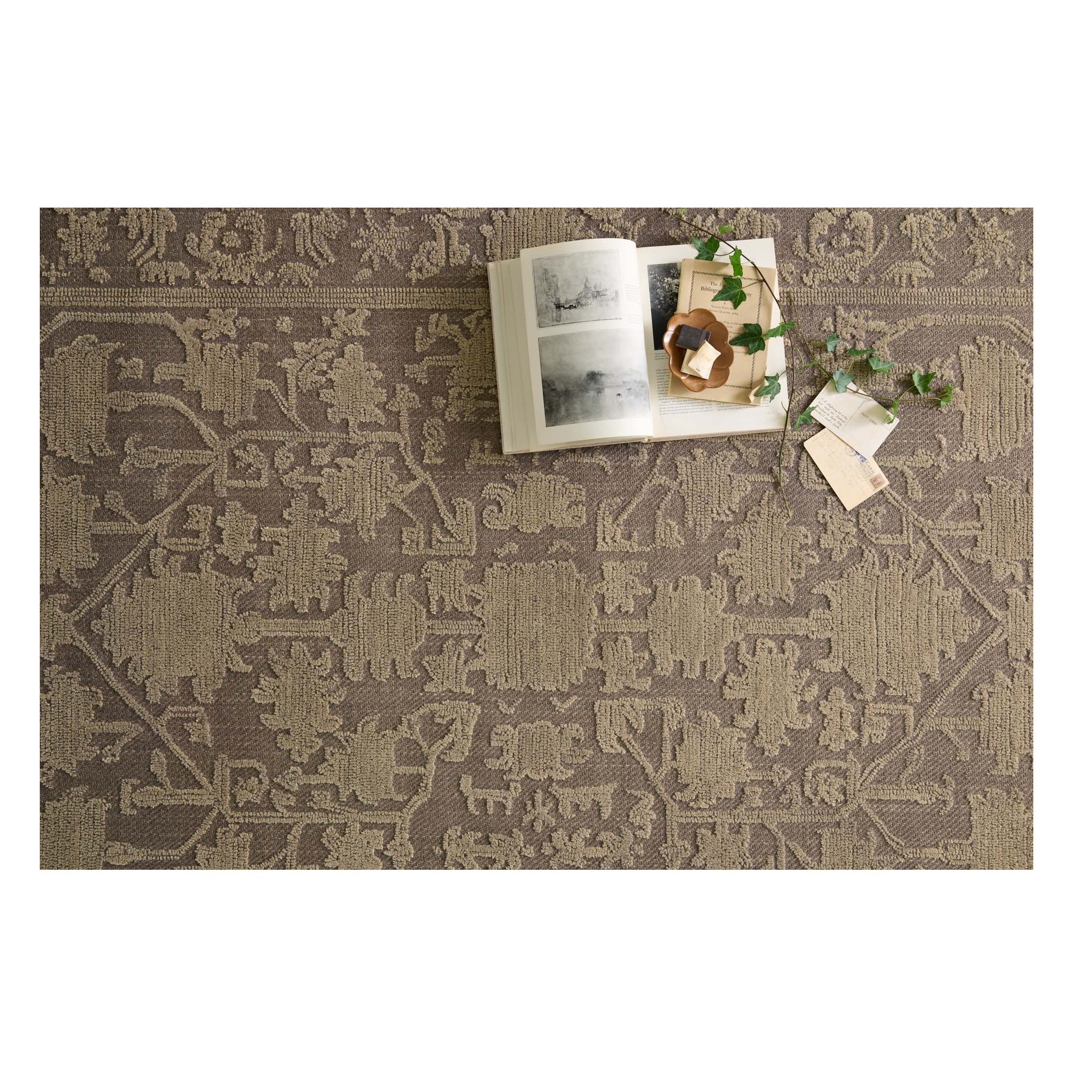 Gloria Bark Khaki Rug - Image 3