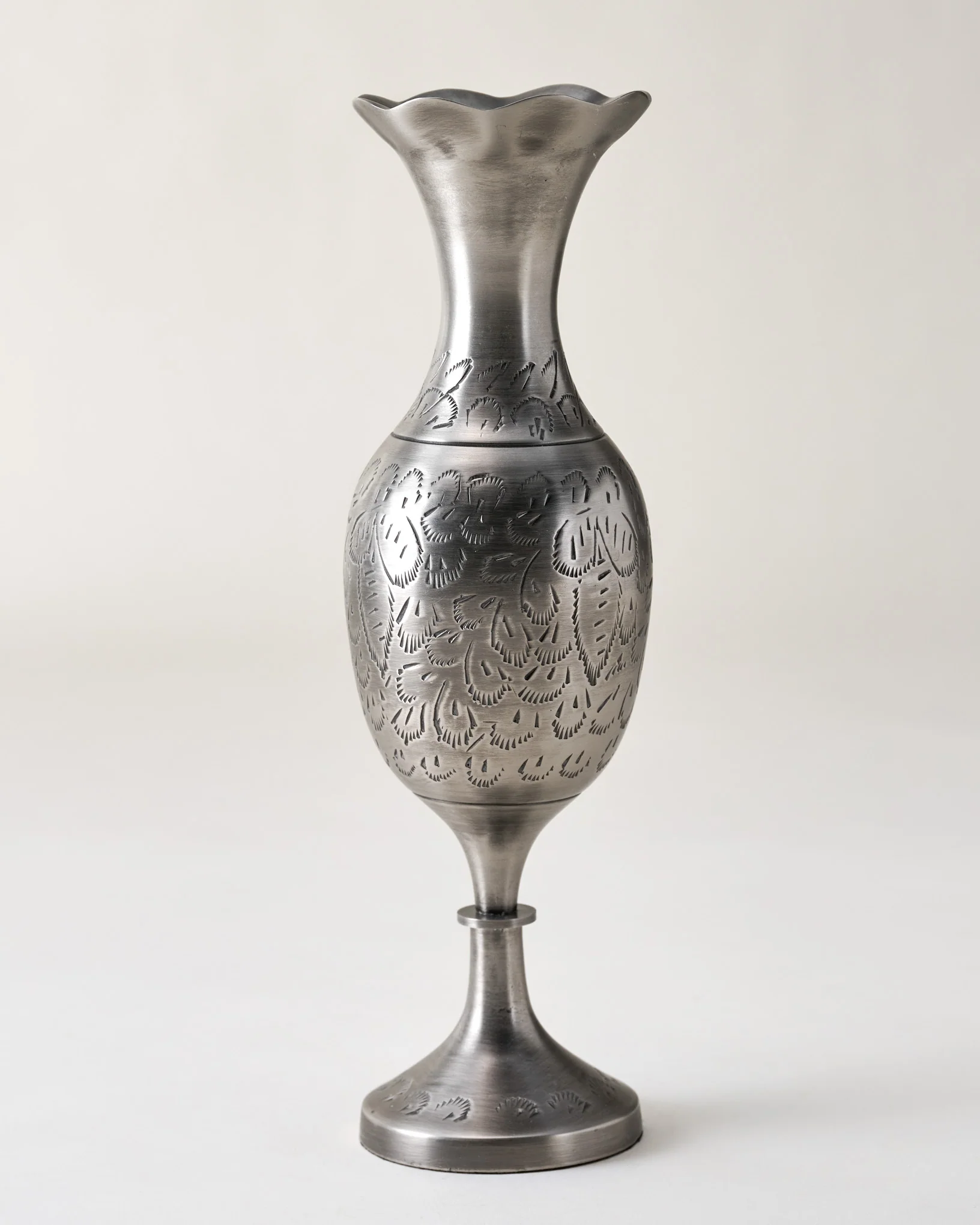 Gwendolyn Pewter Etched Bud Vase - Image 3