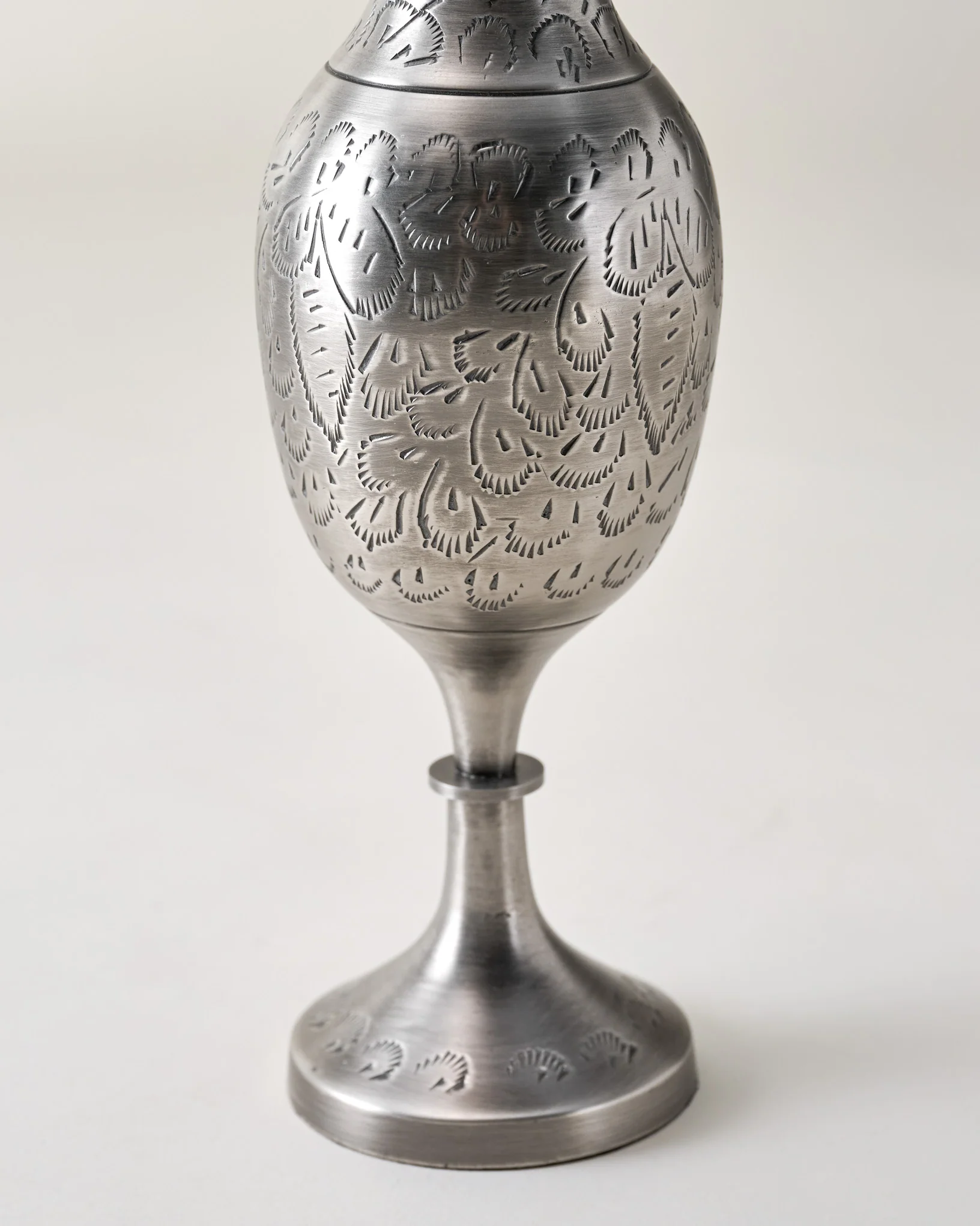 Gwendolyn Pewter Etched Bud Vase - Image 7