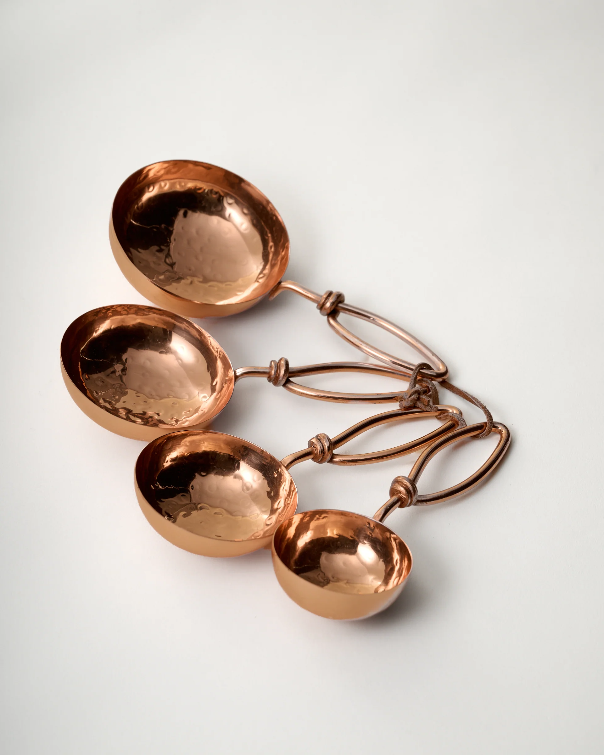 Hammered Copper Measuring Cups - Image 2