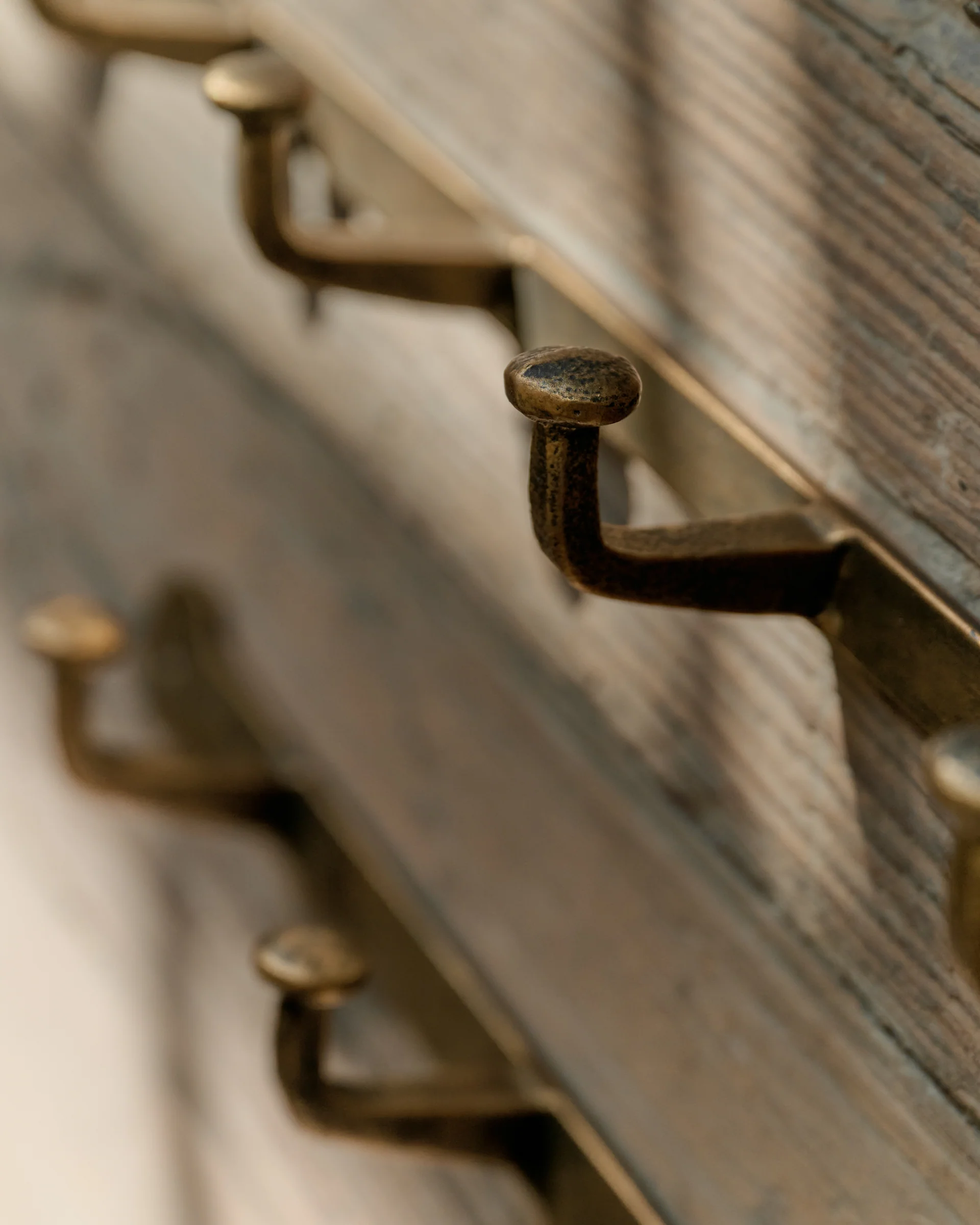 Hammered Iron Wall Hooks - Image 2