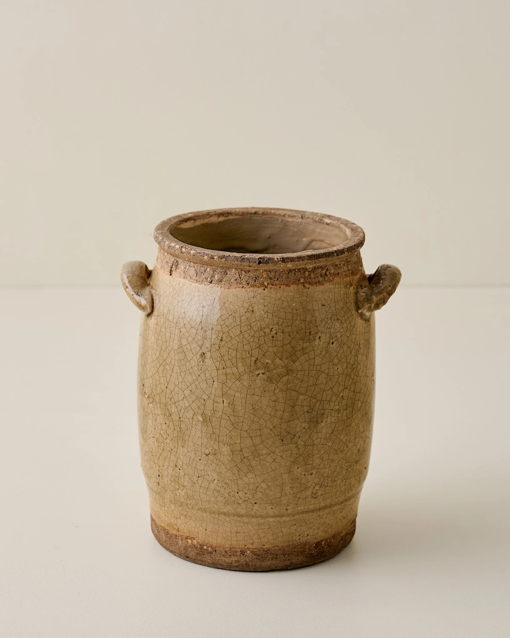Hanson Crackle Handled Vase - Image 2