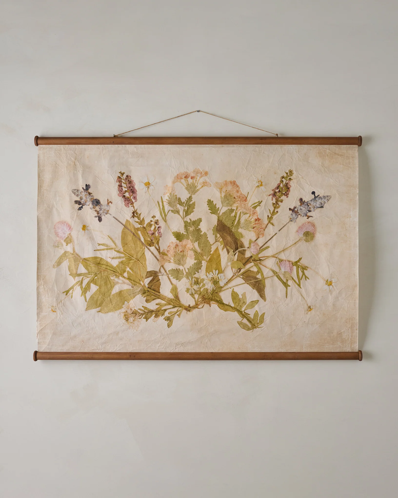 Jo's Hand Pressed Herbarium Tapestry - Seasonal Symphony - Image 2