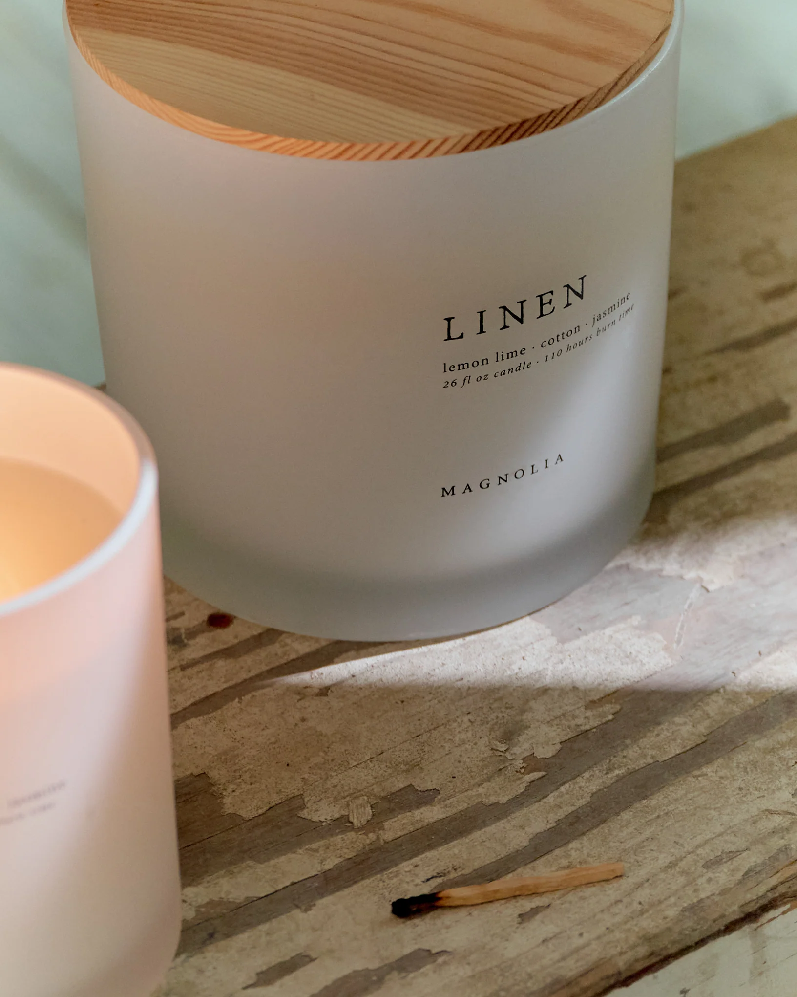 Magnolia Linen Candle - Image 6