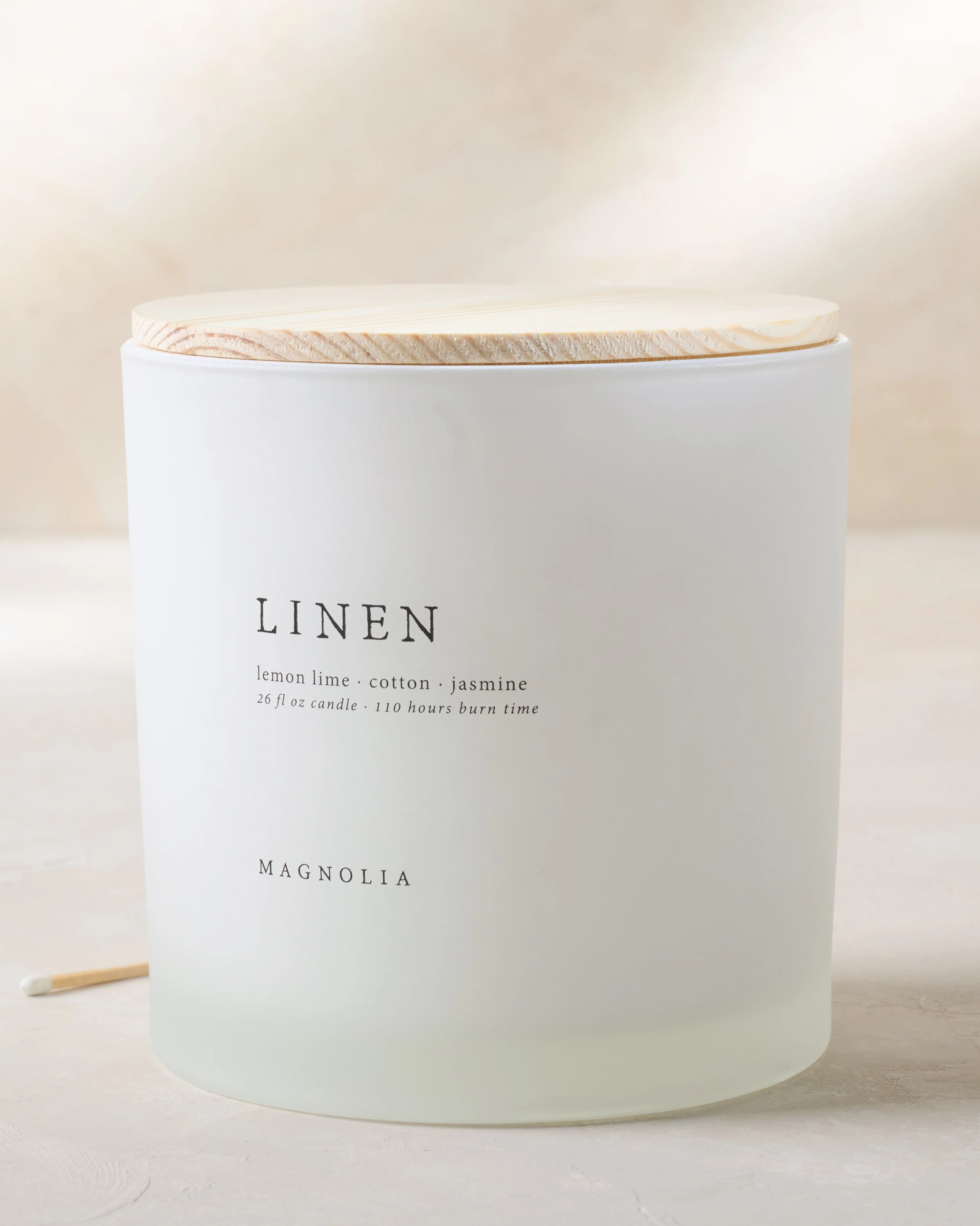 Magnolia Linen Candle - Image 8