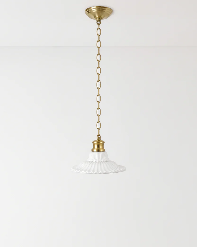 Marjorie Milk Glass Pendant (9"-16.5") - Image 6