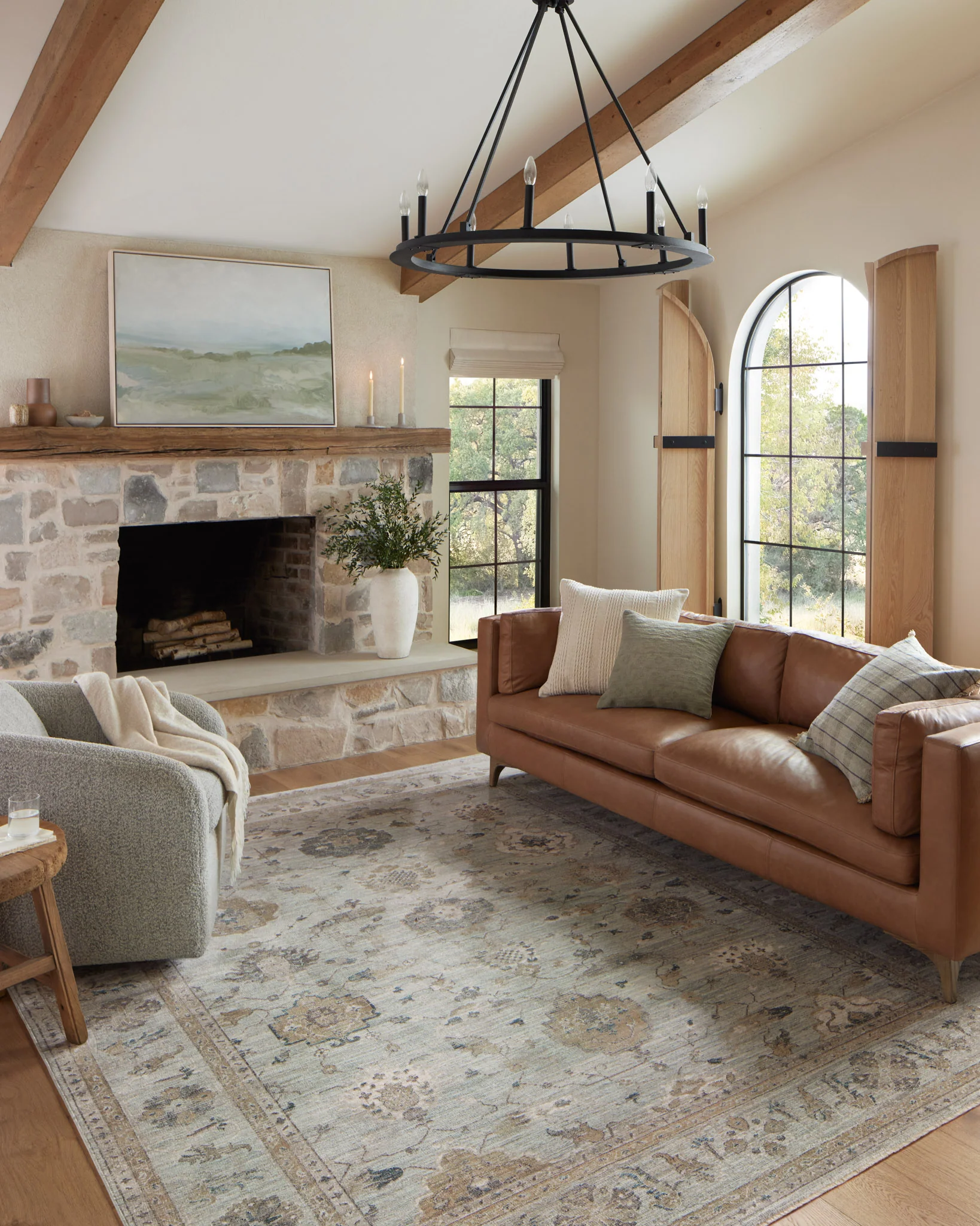 Millie Sky Gold Rug - Image 9