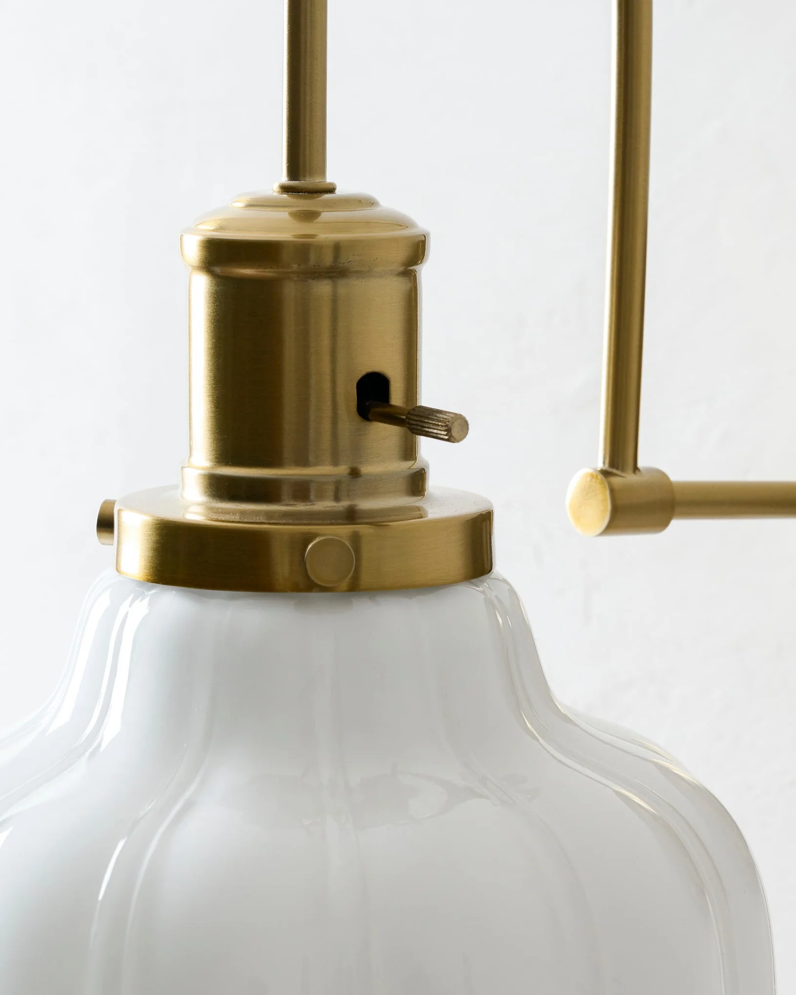 Polly Milk Glass Plug-in Sconce - Image 3