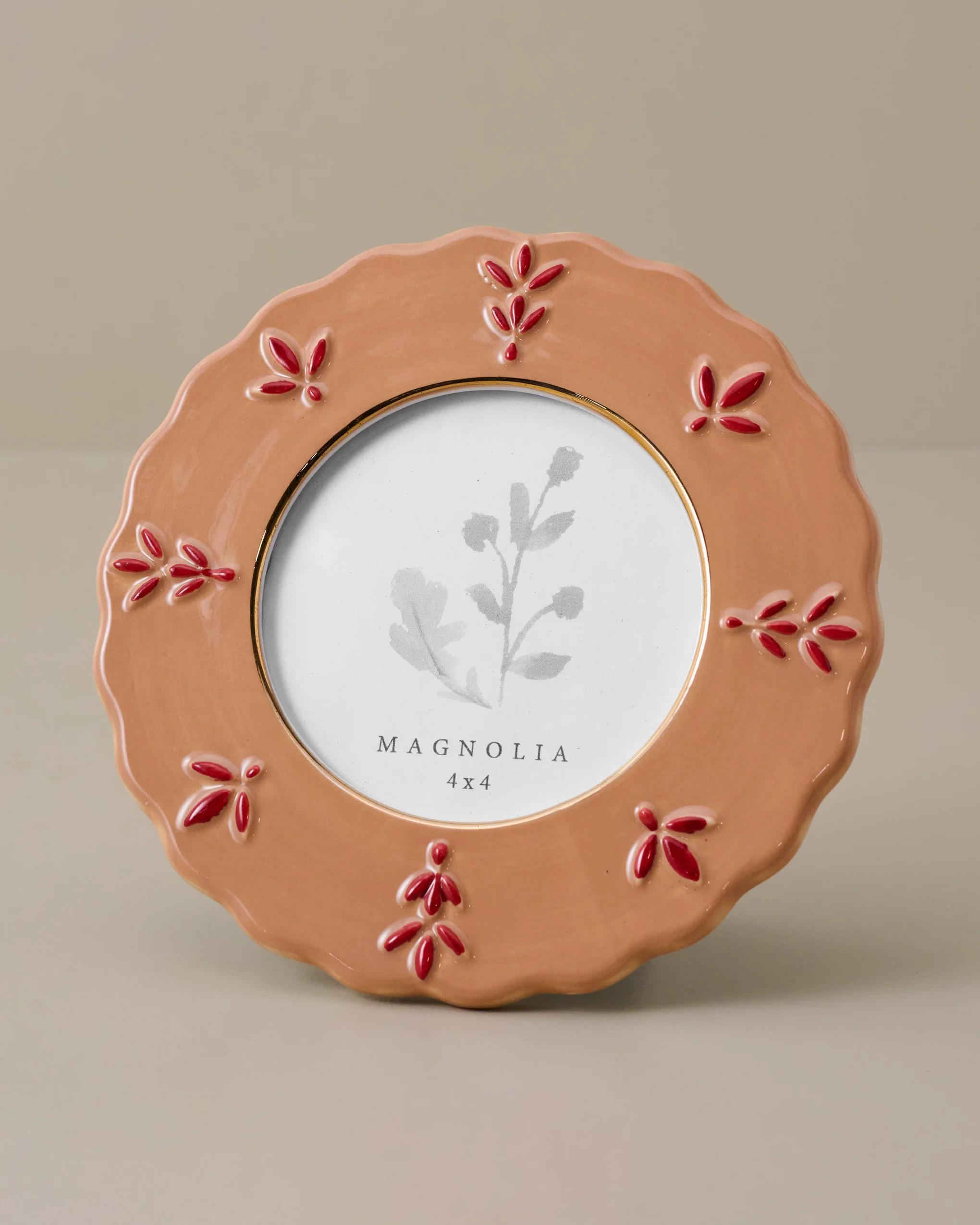 Round Ceramic Juliet Photo Frame - Image 4