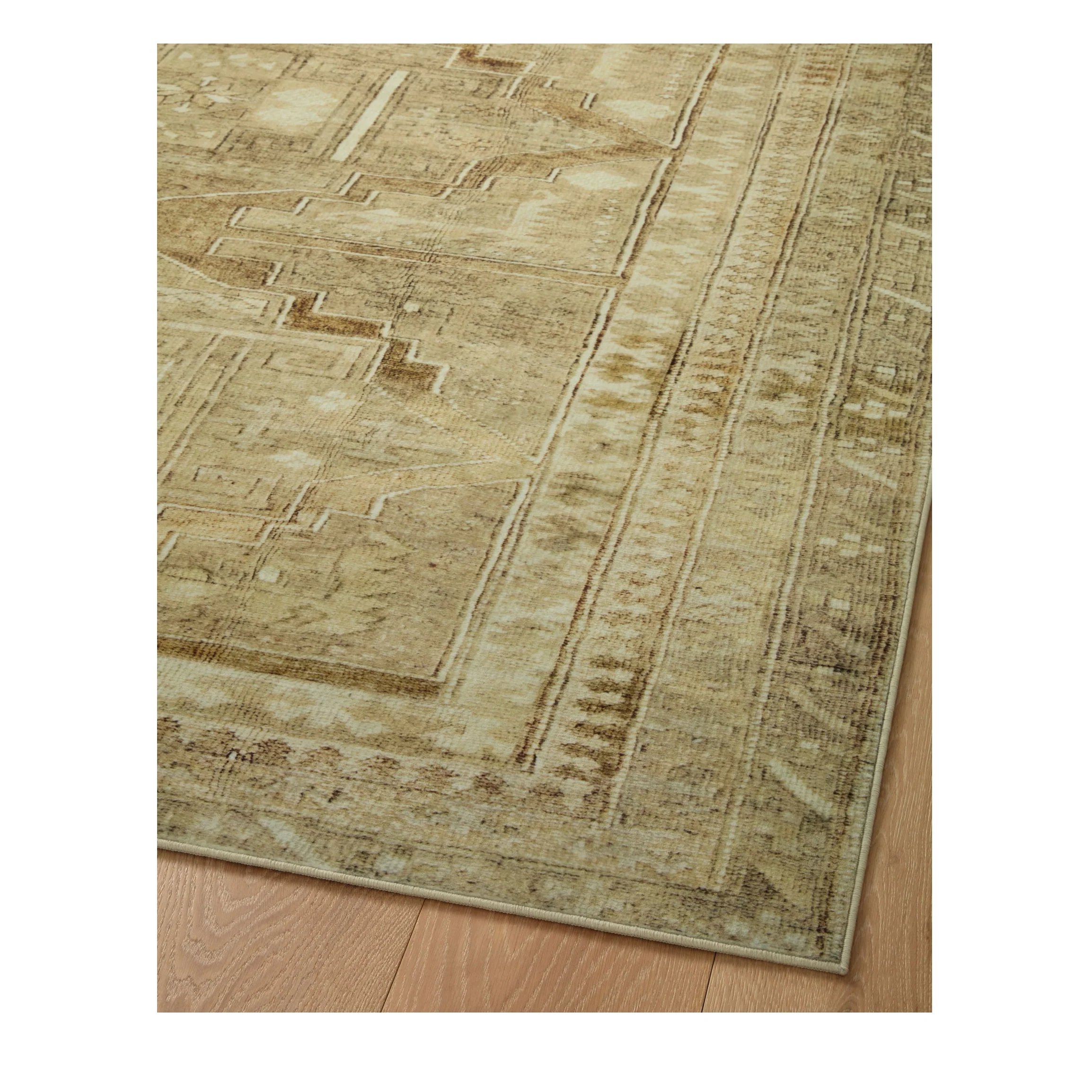 Sinclair Khaki Tobacco Rug - Image 8