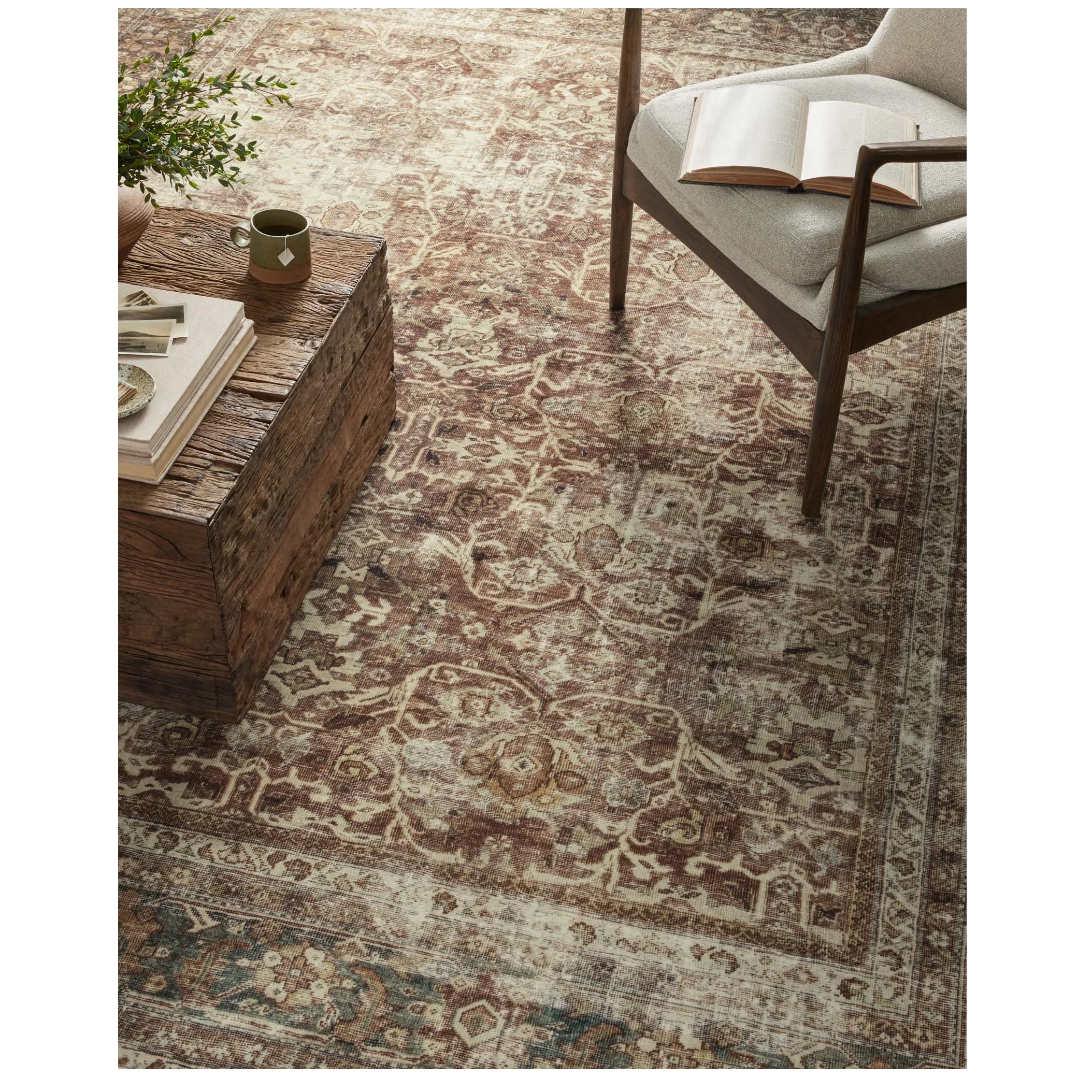 Sinclair Rust Lagoon Rug - Image 3