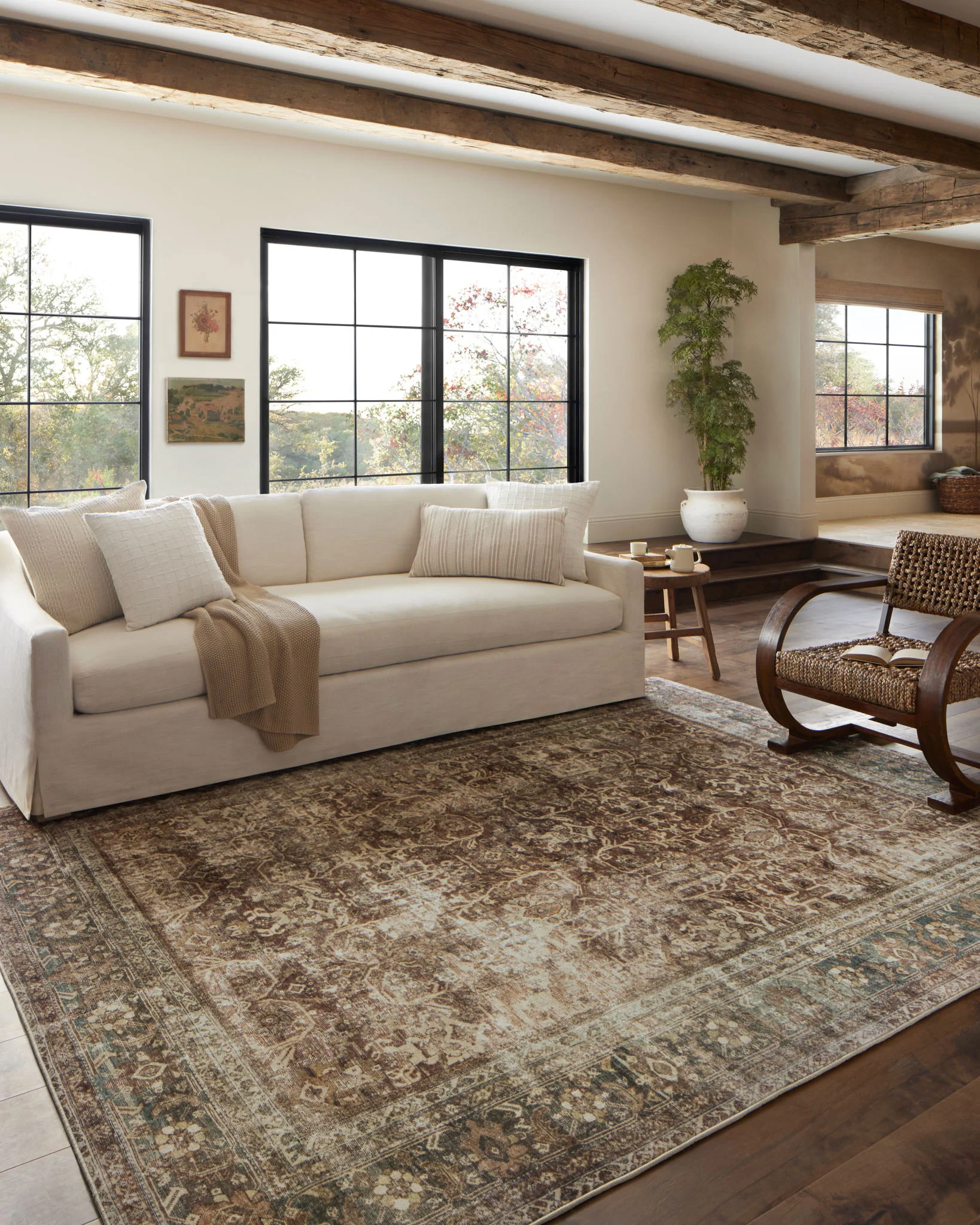 Sinclair Rust Lagoon Rug - Image 9
