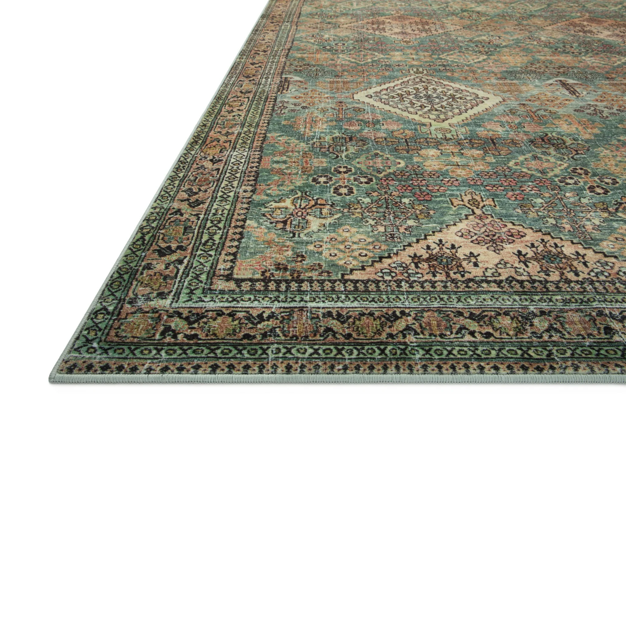 Sinclair Turquoise Multi Rug - Image 3