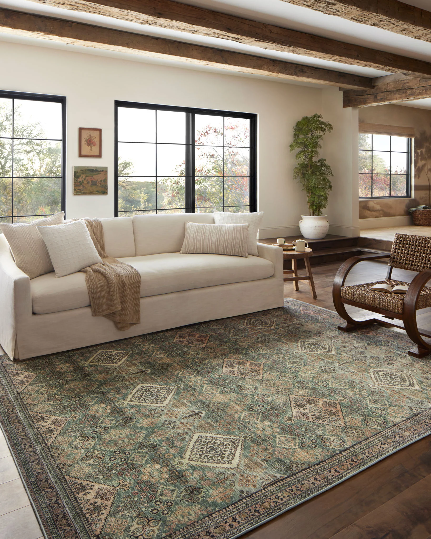 Sinclair Turquoise Multi Rug - Image 9