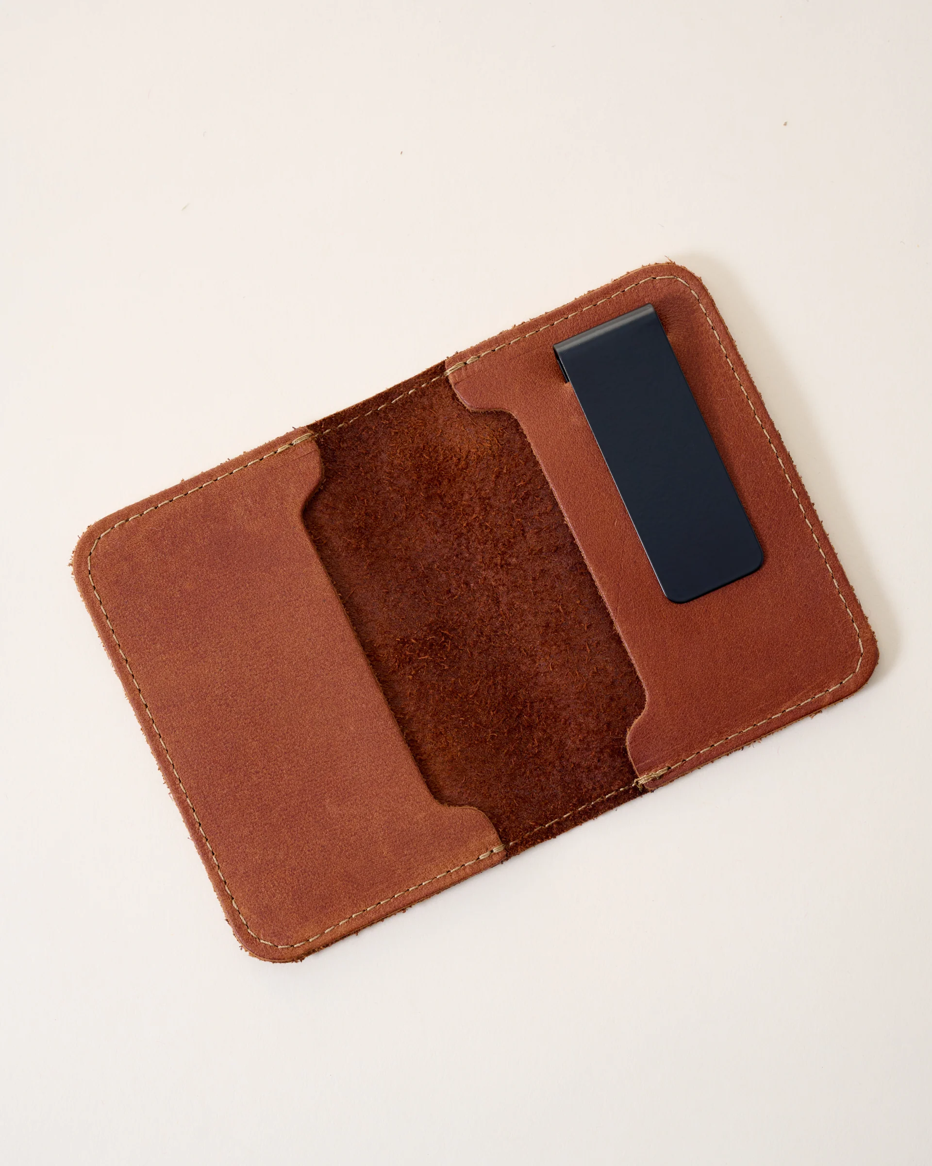 The Gates Leather Bifold Wallet + Money Clip - Image 2