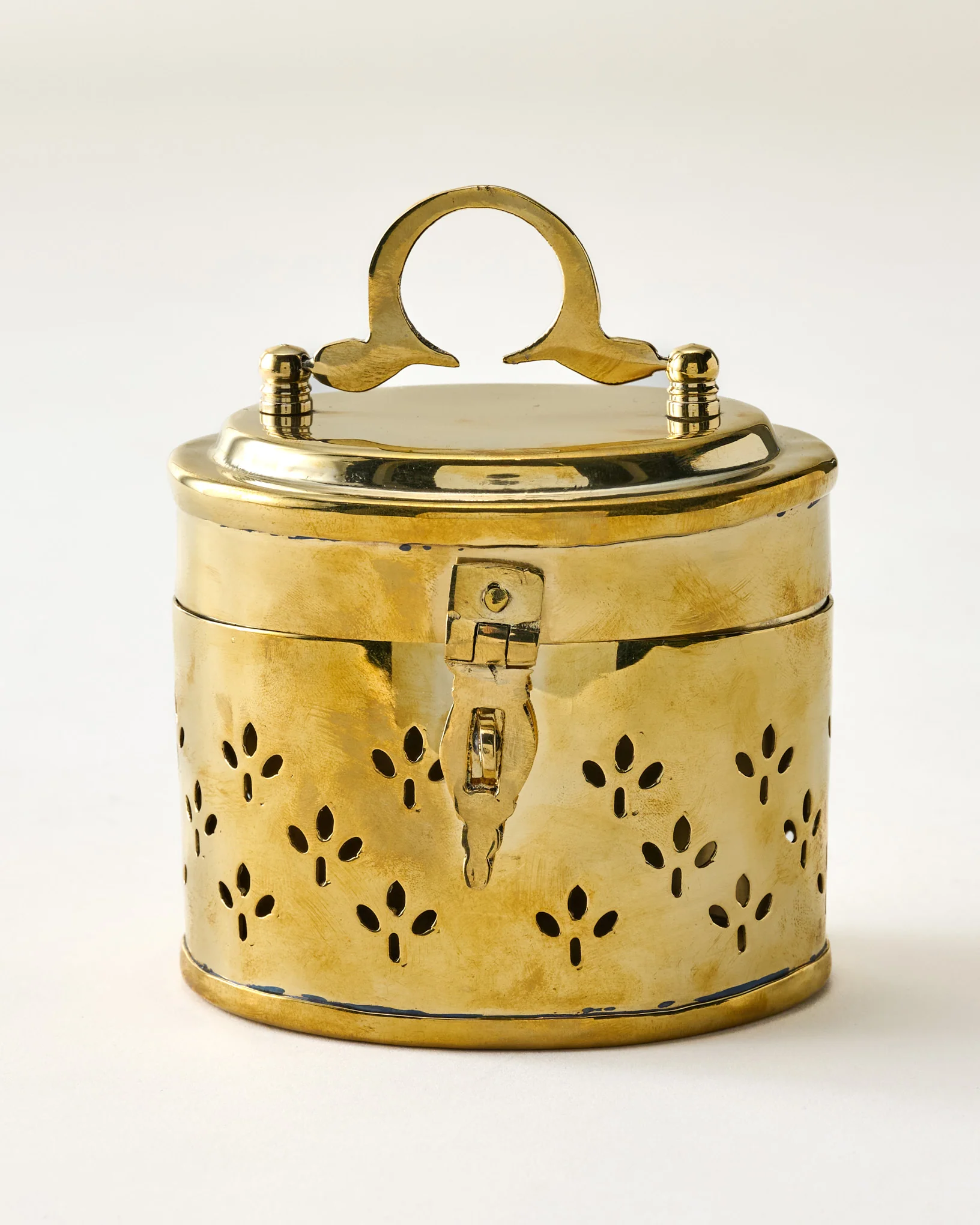 Vintage Inspired Brass Trinket Box - Image 2