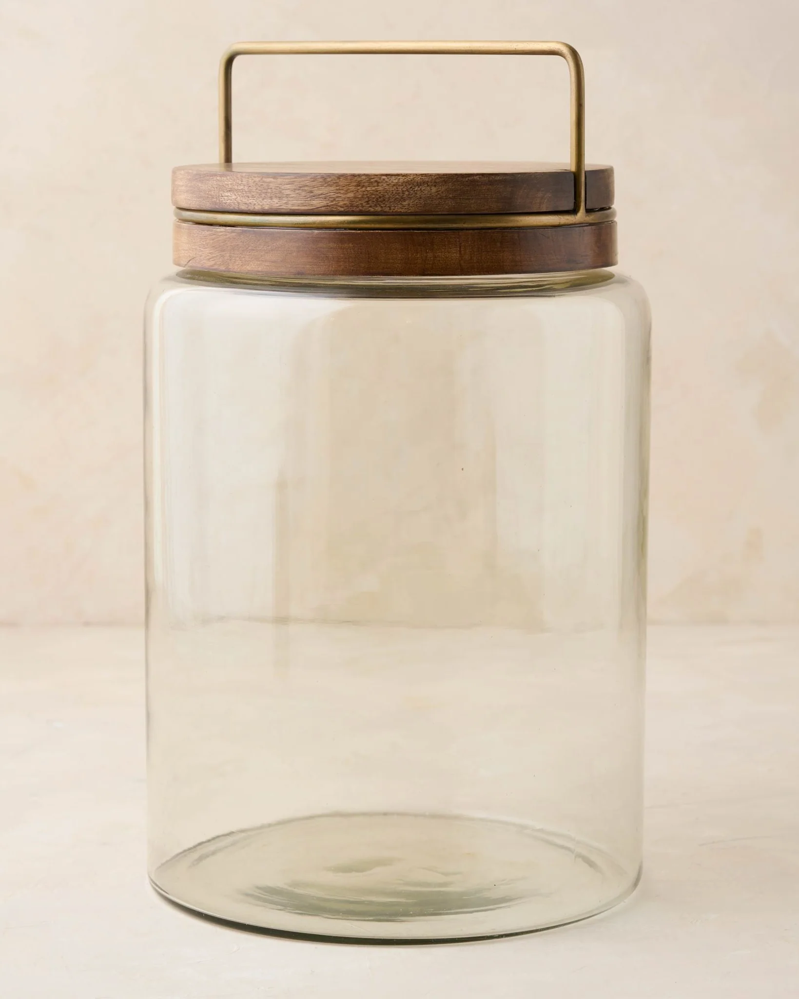 Wood with Antique Brass Canister - Image 6