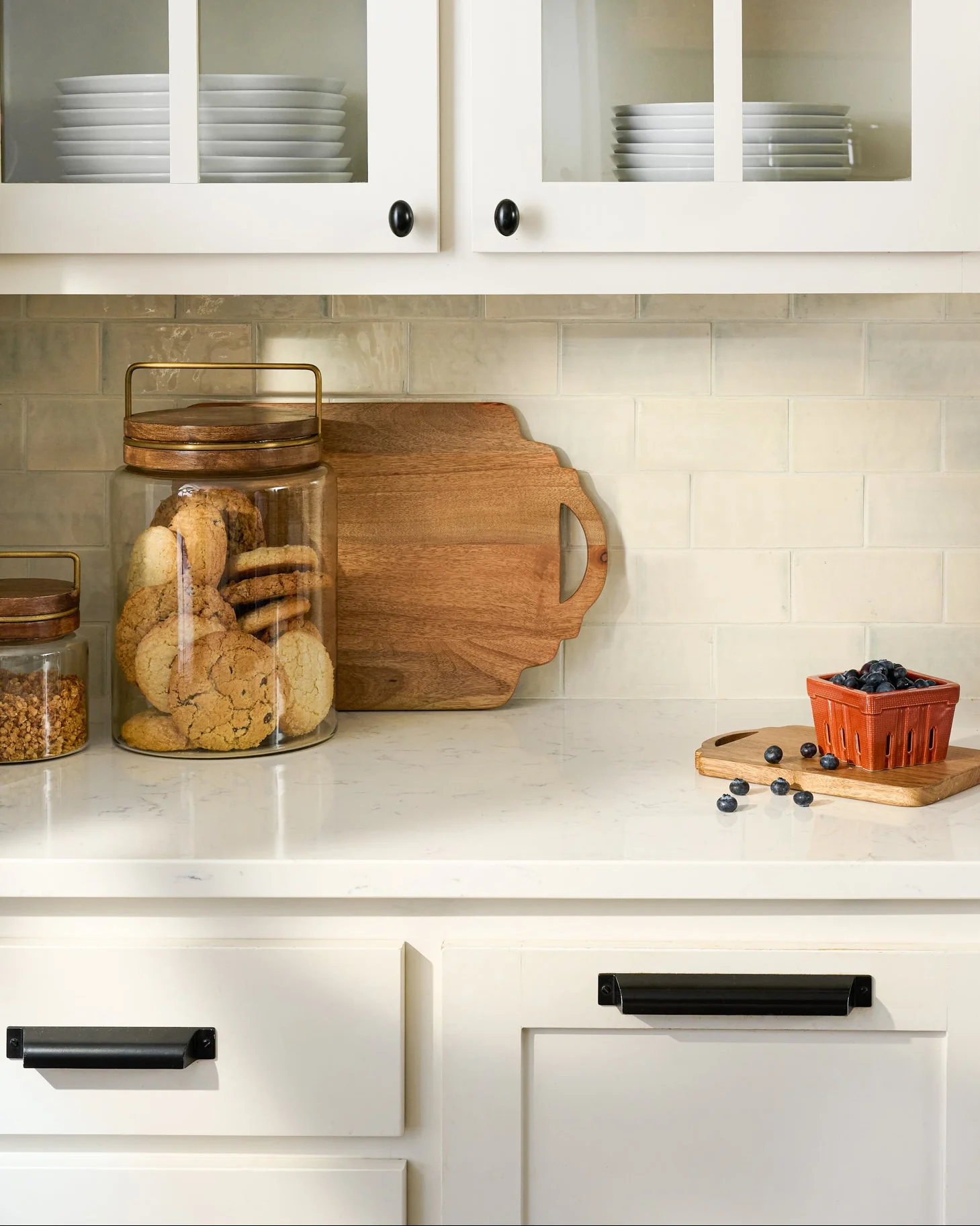 Wood with Antique Brass Canister - Image 9